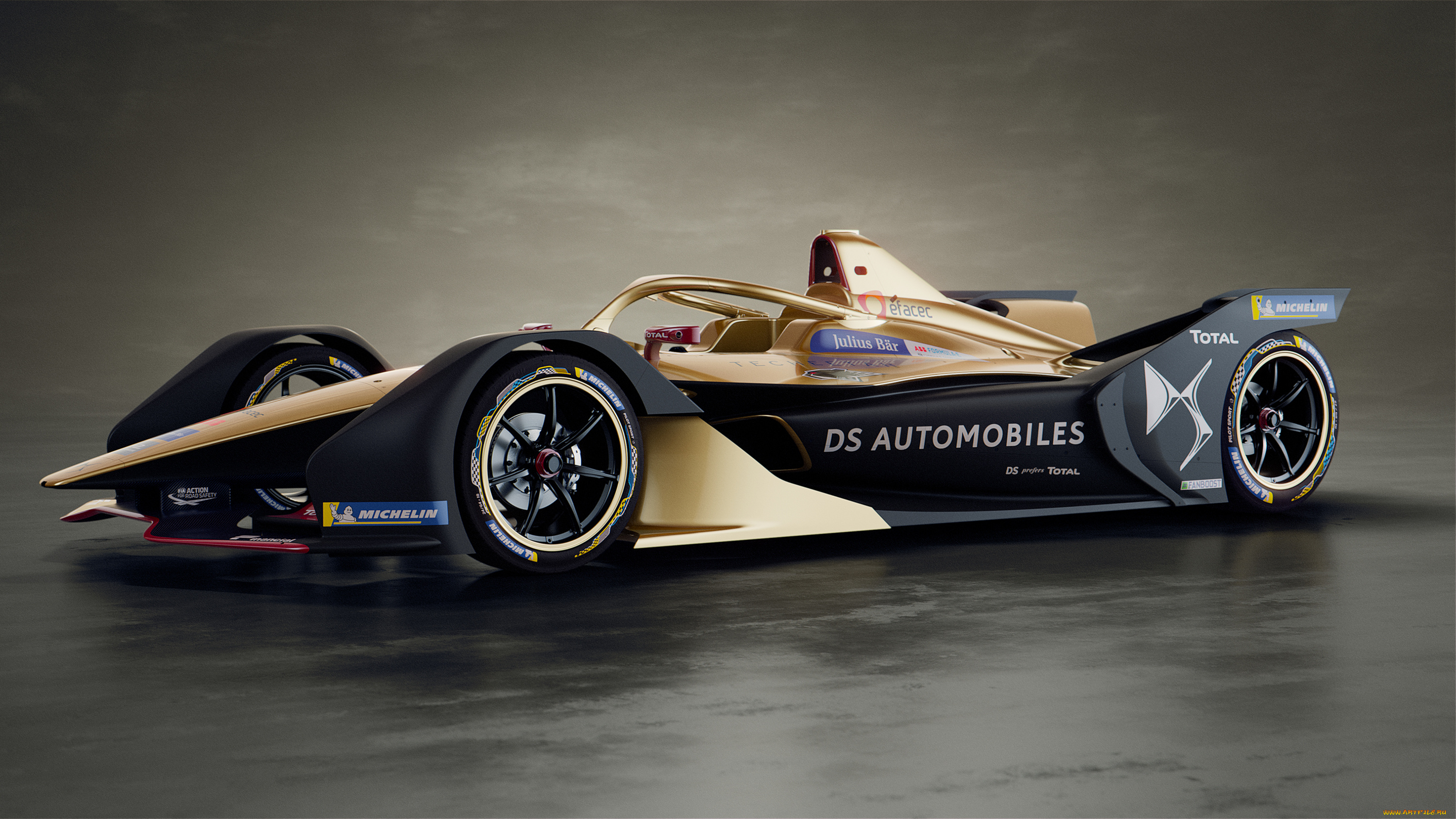 ds, e-tense, fe, 19, автомобили, formula, 1, болид, желтый