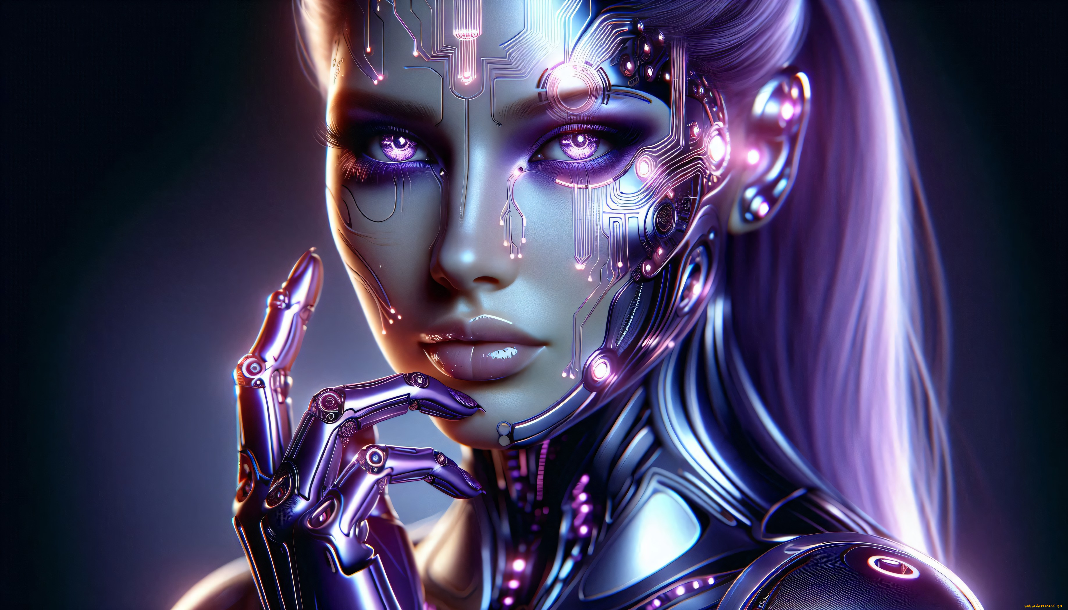 фэнтези, роботы, , киборги, , механизмы, девушка