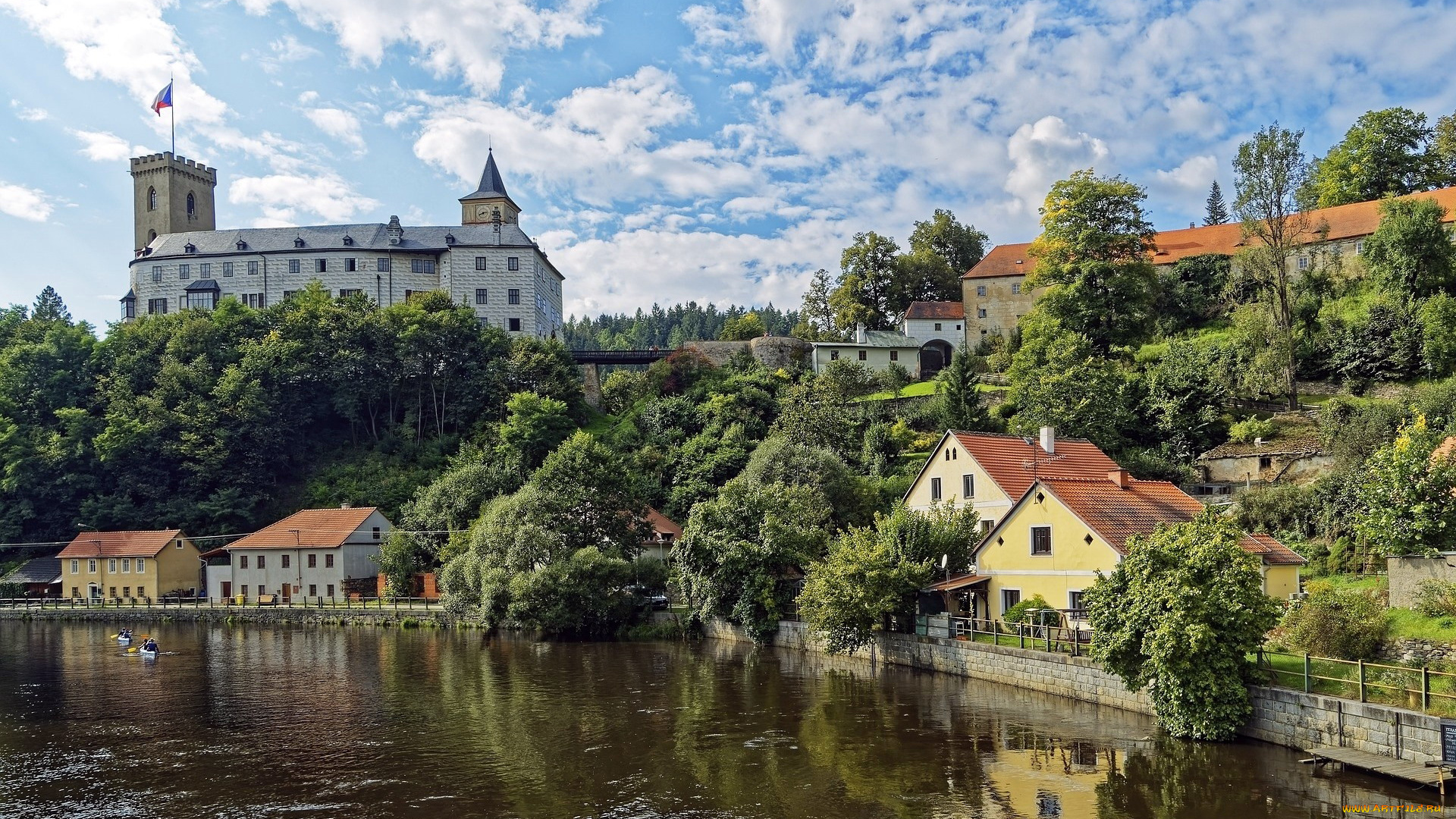 rozmberk, castle, czech, republic, города, замки, чехии, rozmberk, castle, czech, republic