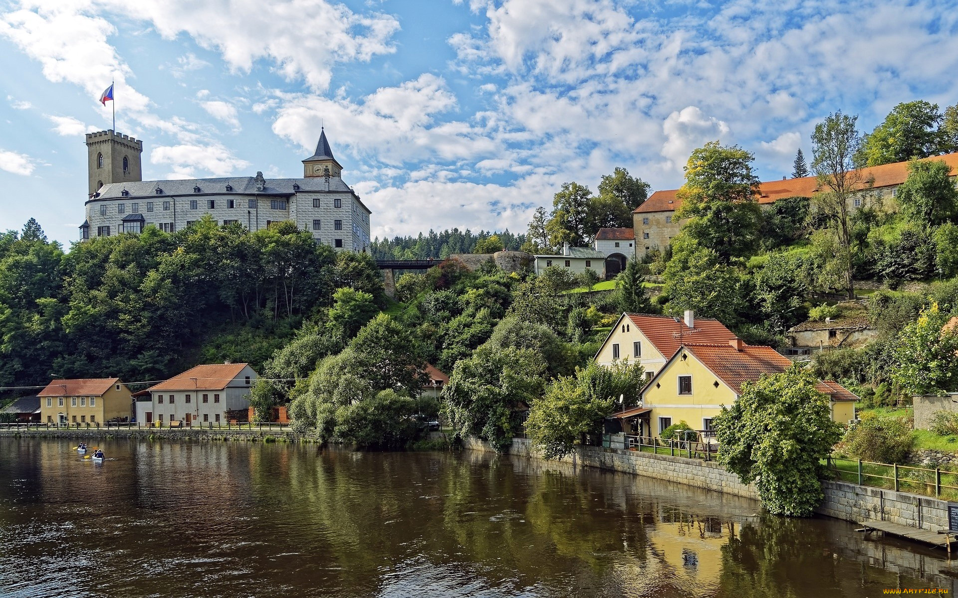 rozmberk, castle, czech, republic, города, замки, чехии, rozmberk, castle, czech, republic
