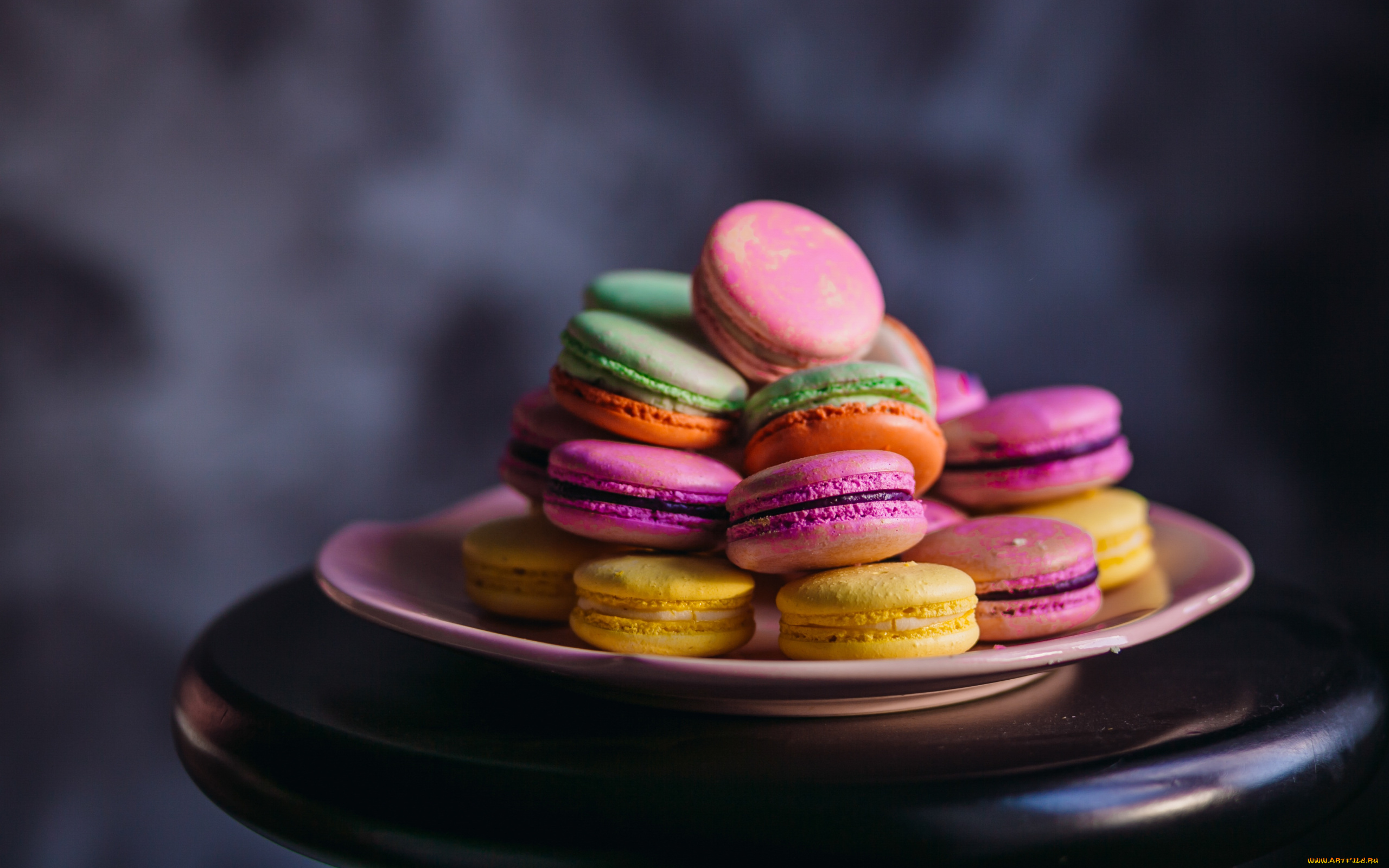 еда, макаруны, лакомство, ассорти