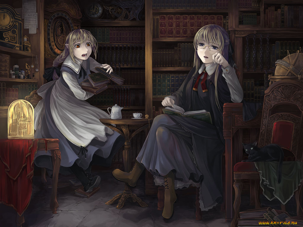 аниме, halloween, magic