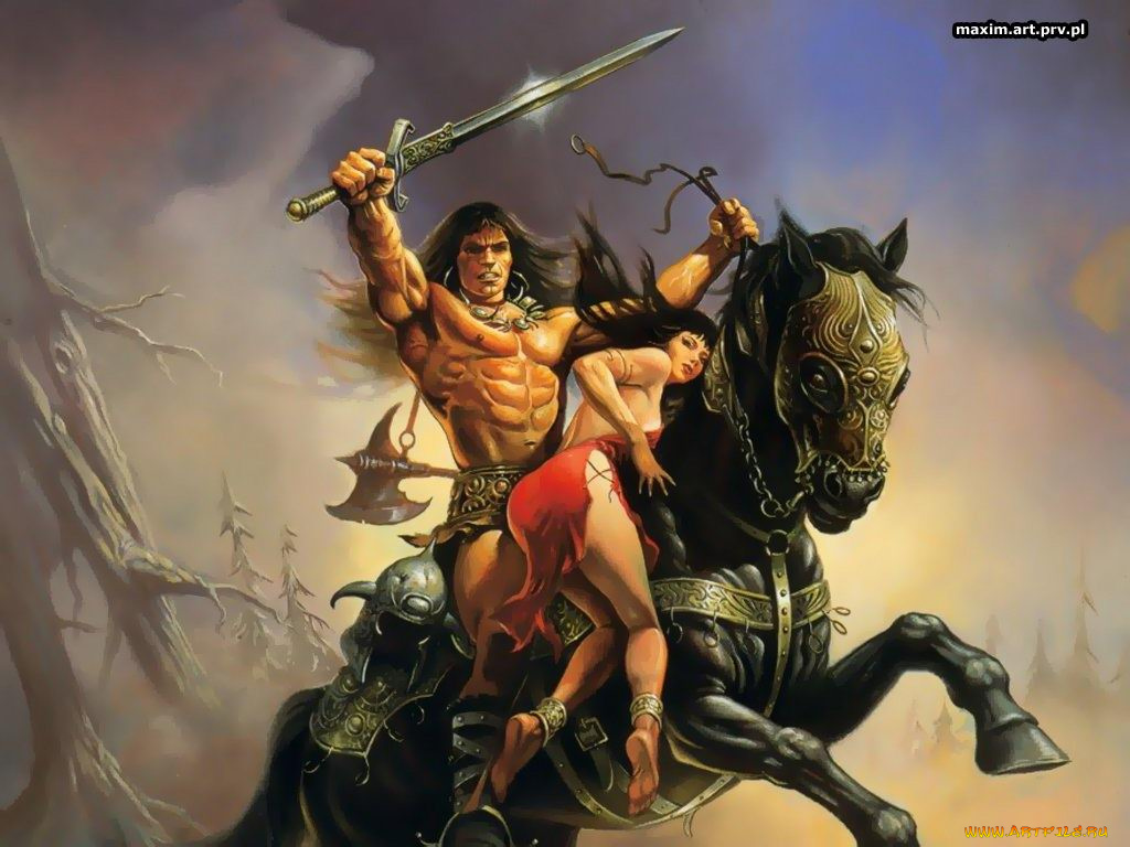 фэнтези, всадники, наездники