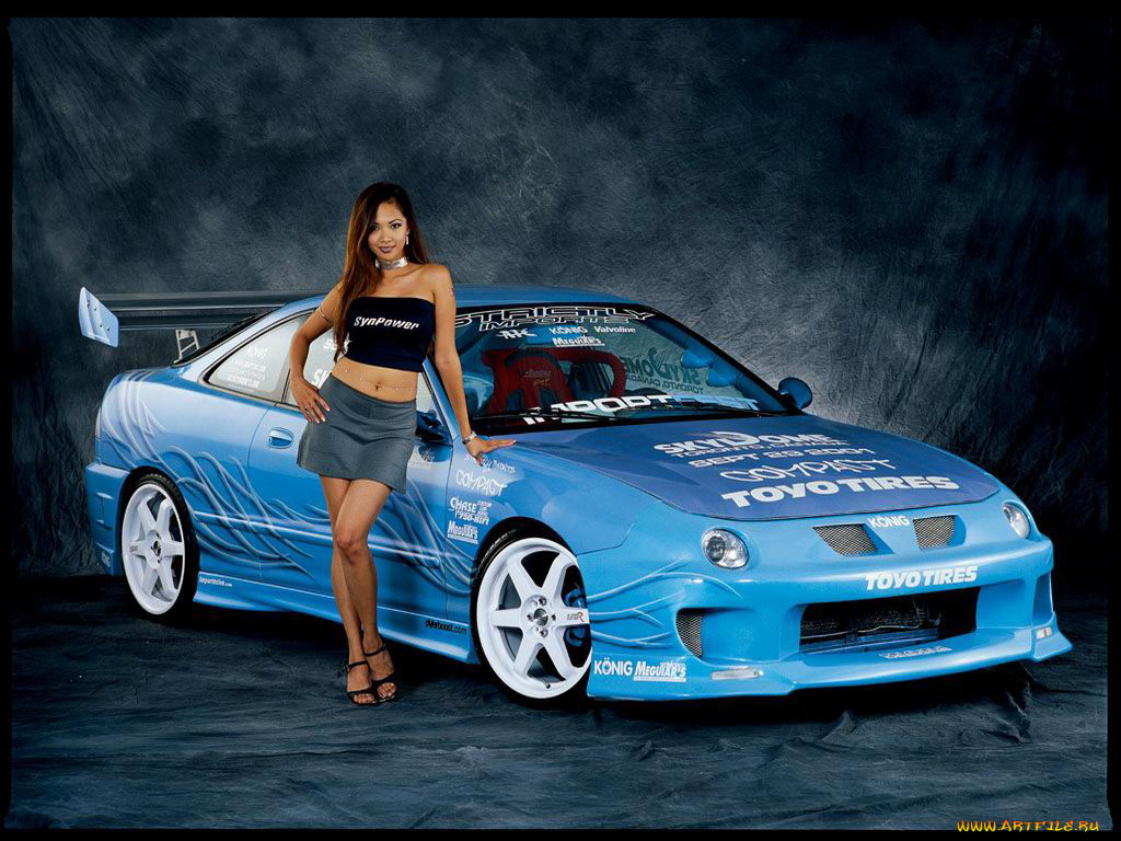 автомобили, авто, девушками