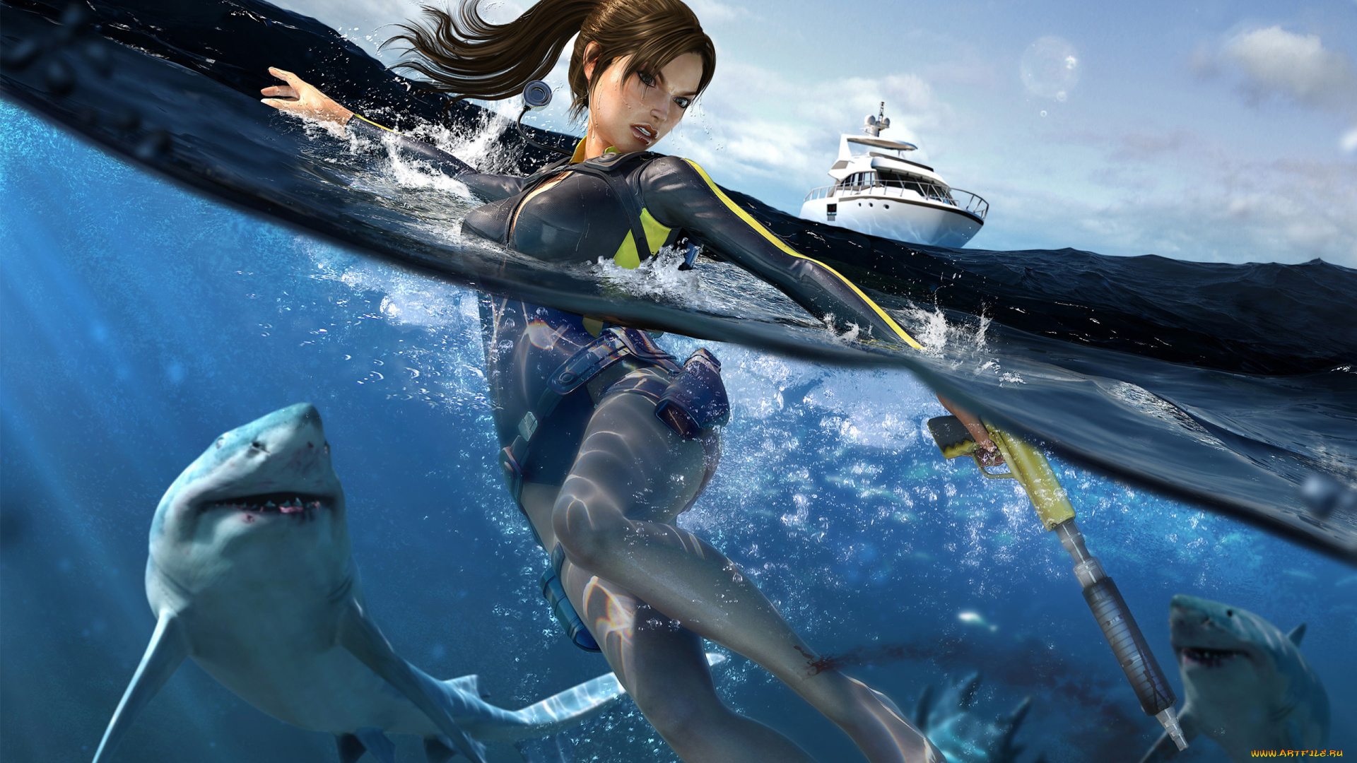 lara, croft, tomb, raider, underworld, видео, игры