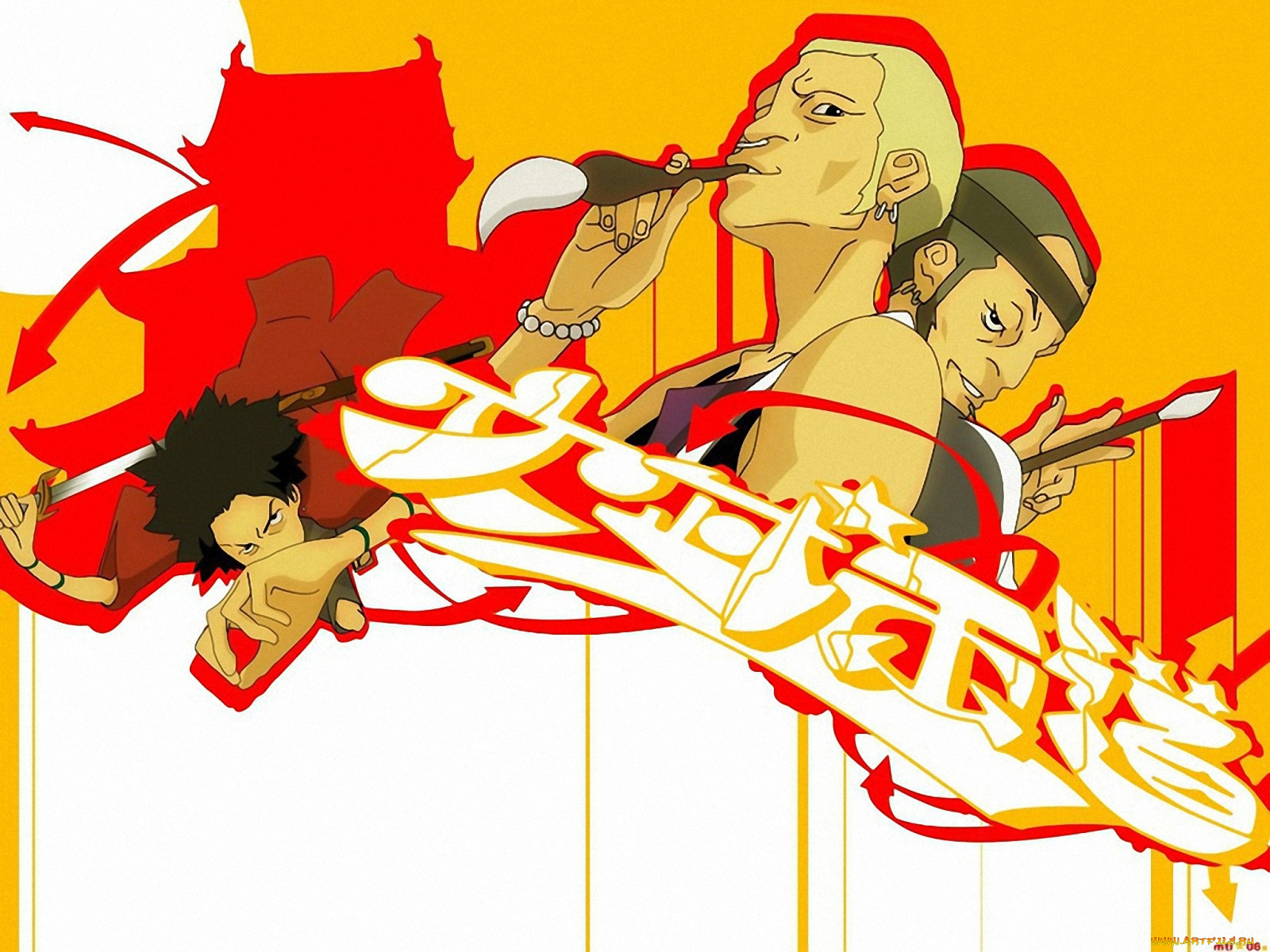 аниме, samurai, champloo, муген