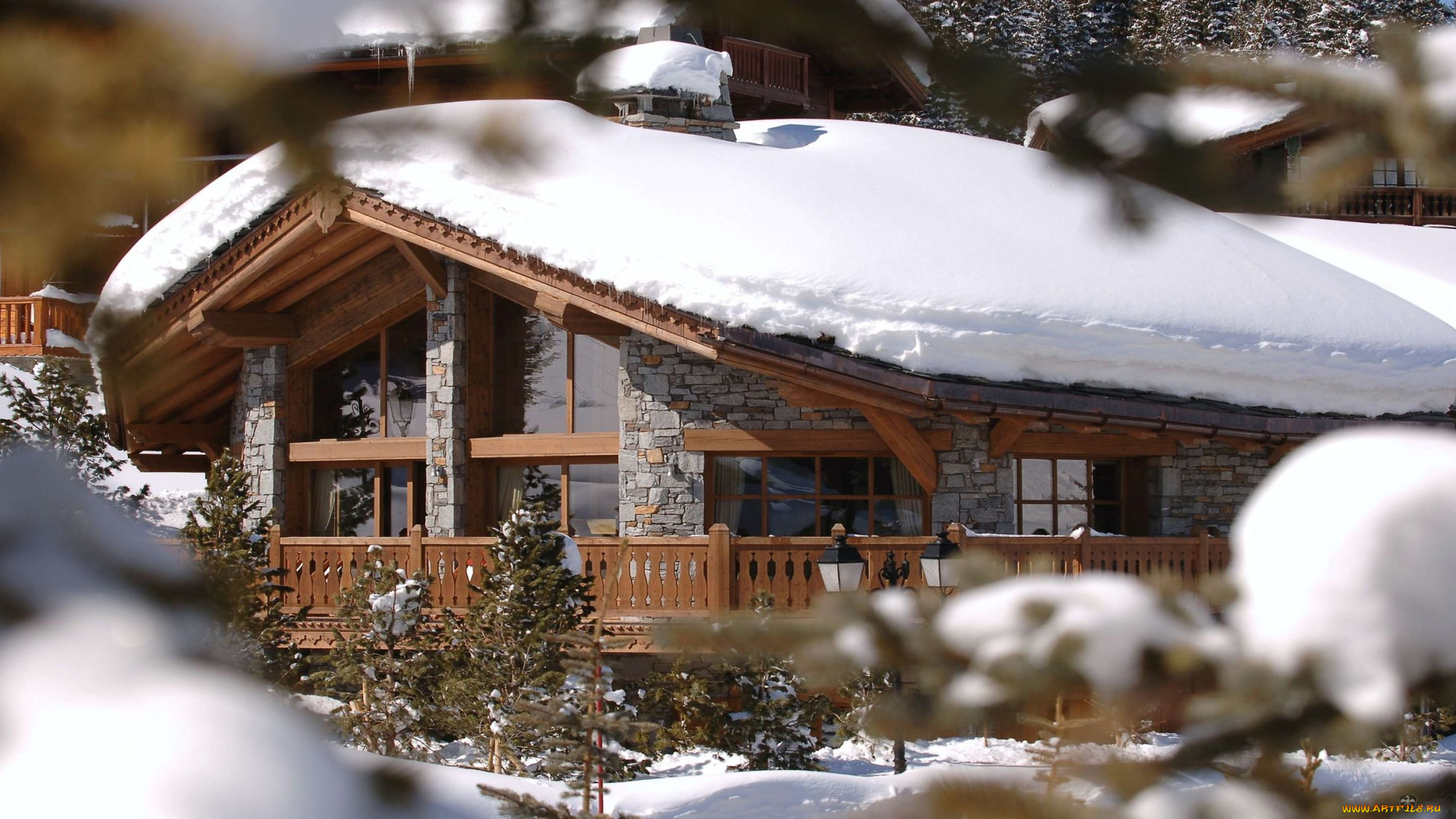 разное, сооружения, постройки, окно, шале