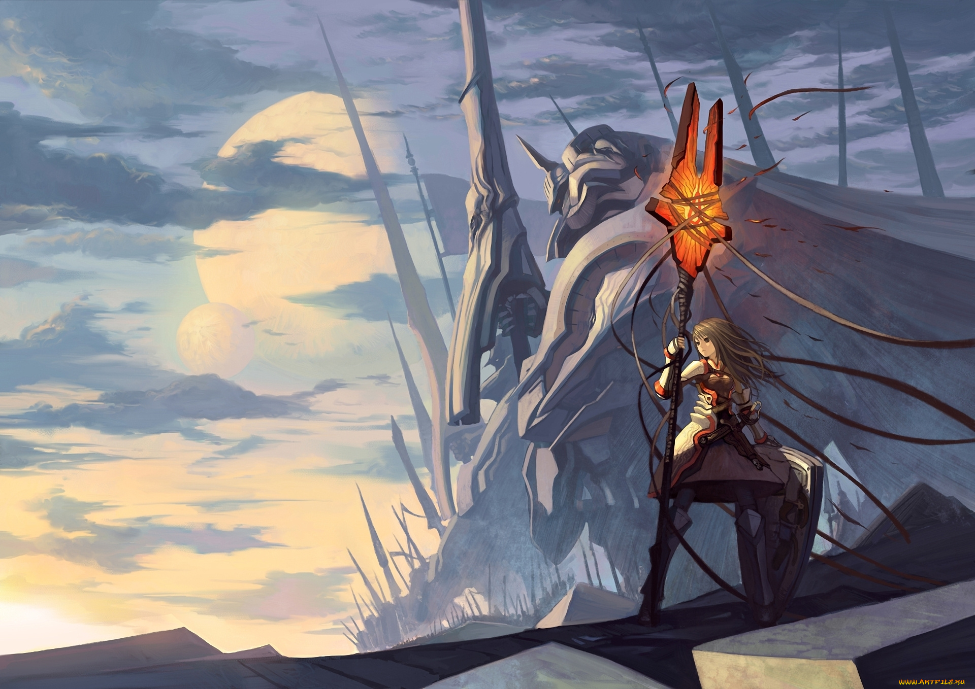 аниме, weapon, blood, technology, армия, девочка