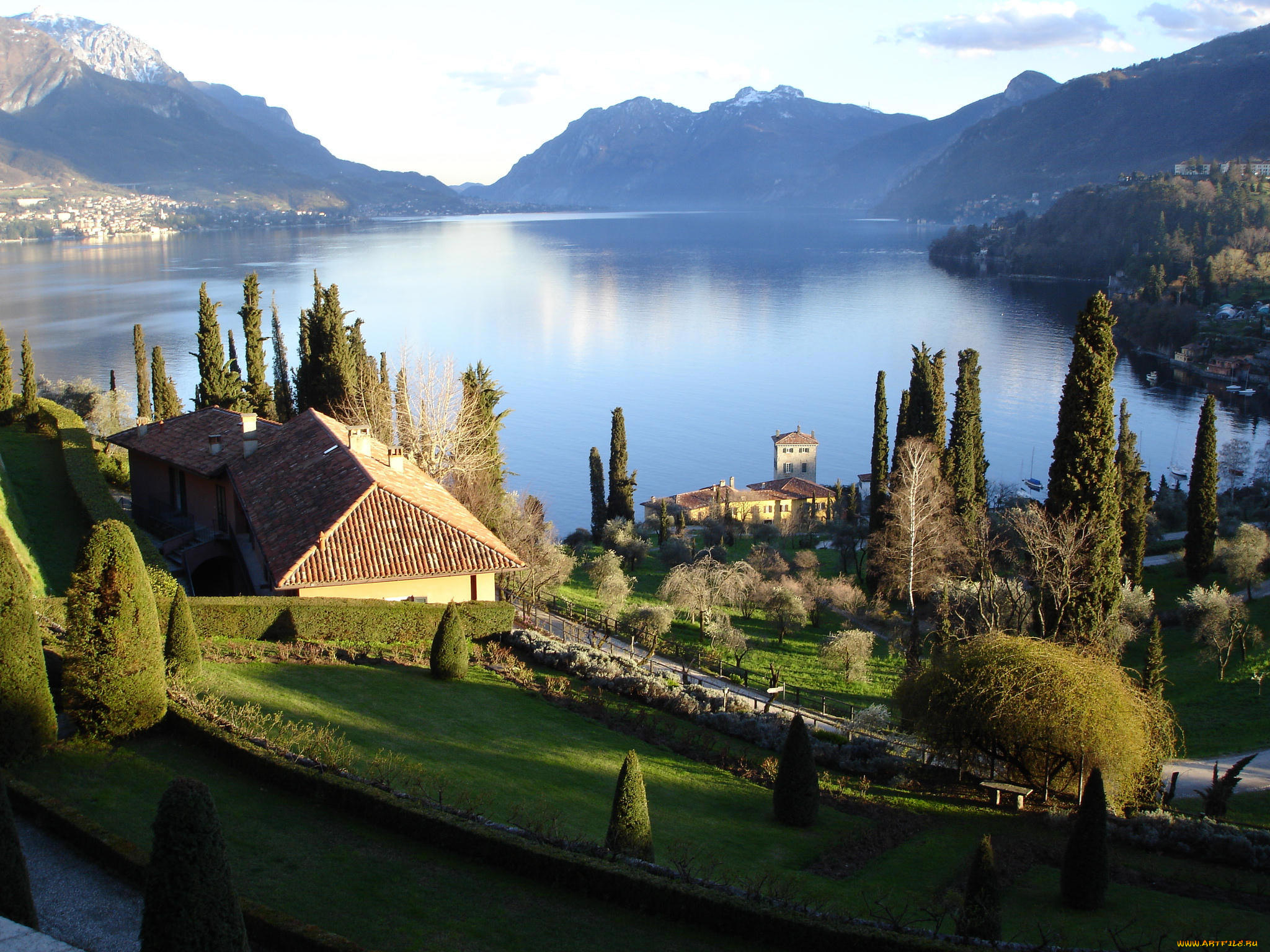 lake, como, города, пейзажи, комо, италия