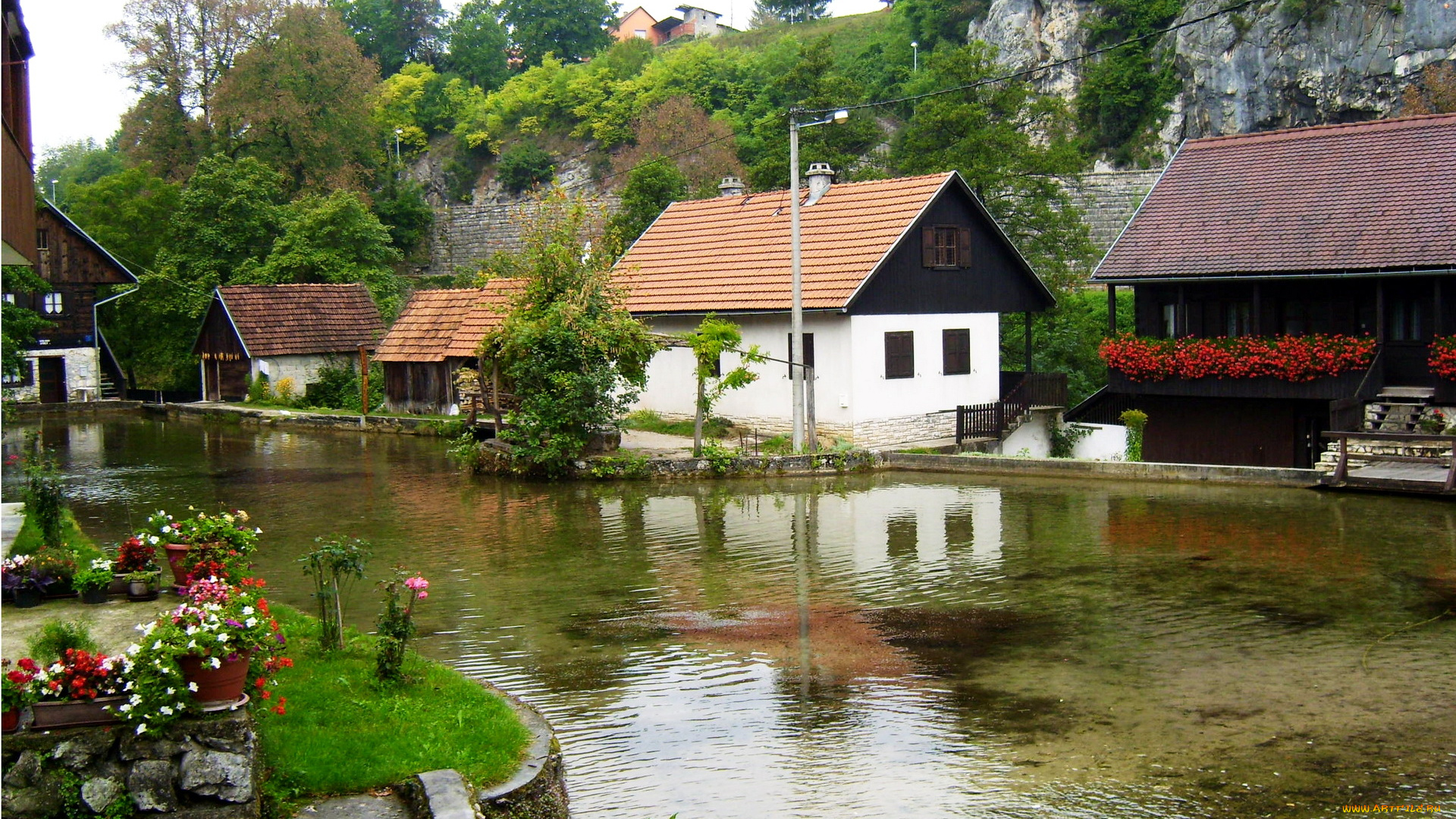 хорватия, rastoke, города, улицы, площади, набережные
