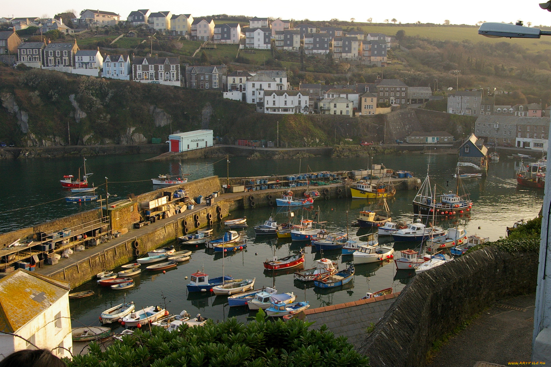 cornwall, england, корабли, порты, причалы