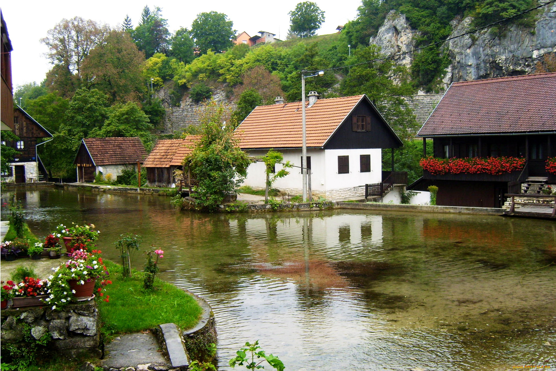 хорватия, rastoke, города, улицы, площади, набережные