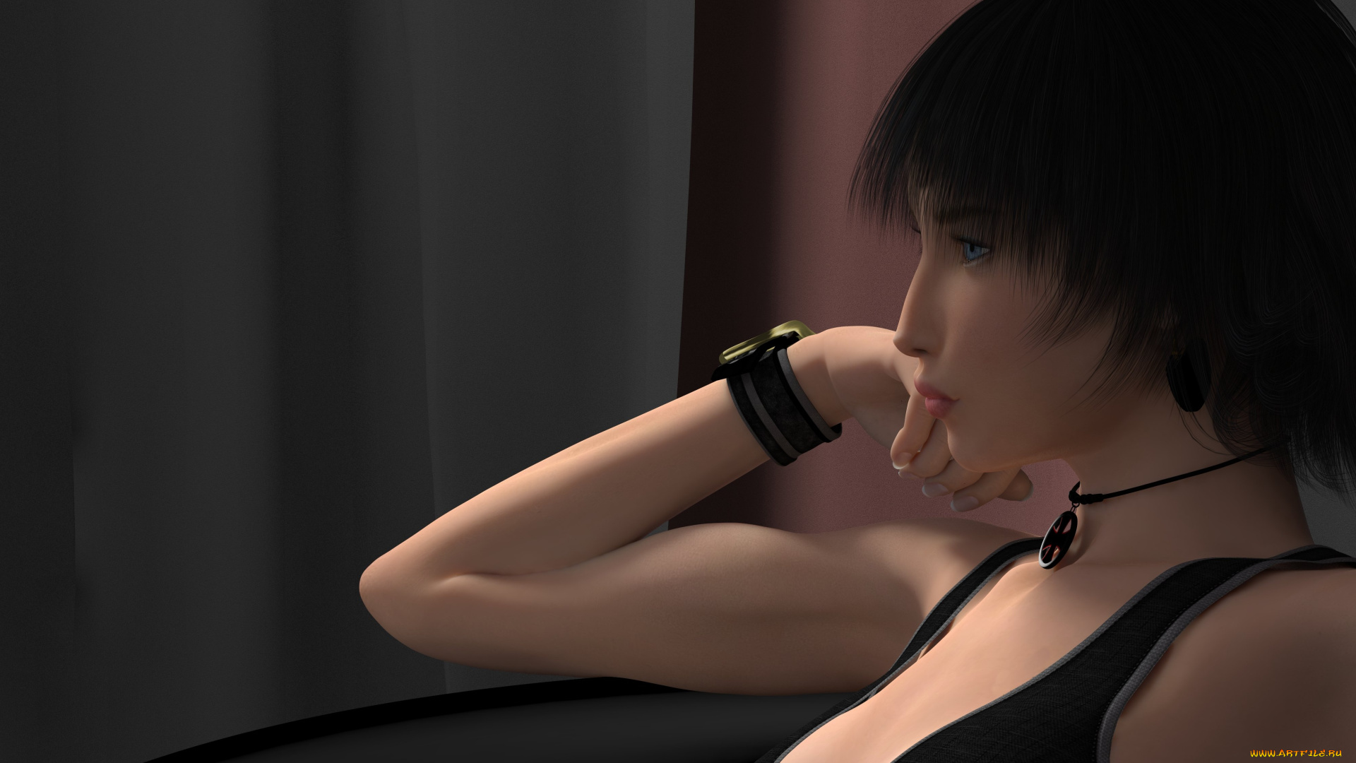 3д, графика, portraits, портрет, взгляд