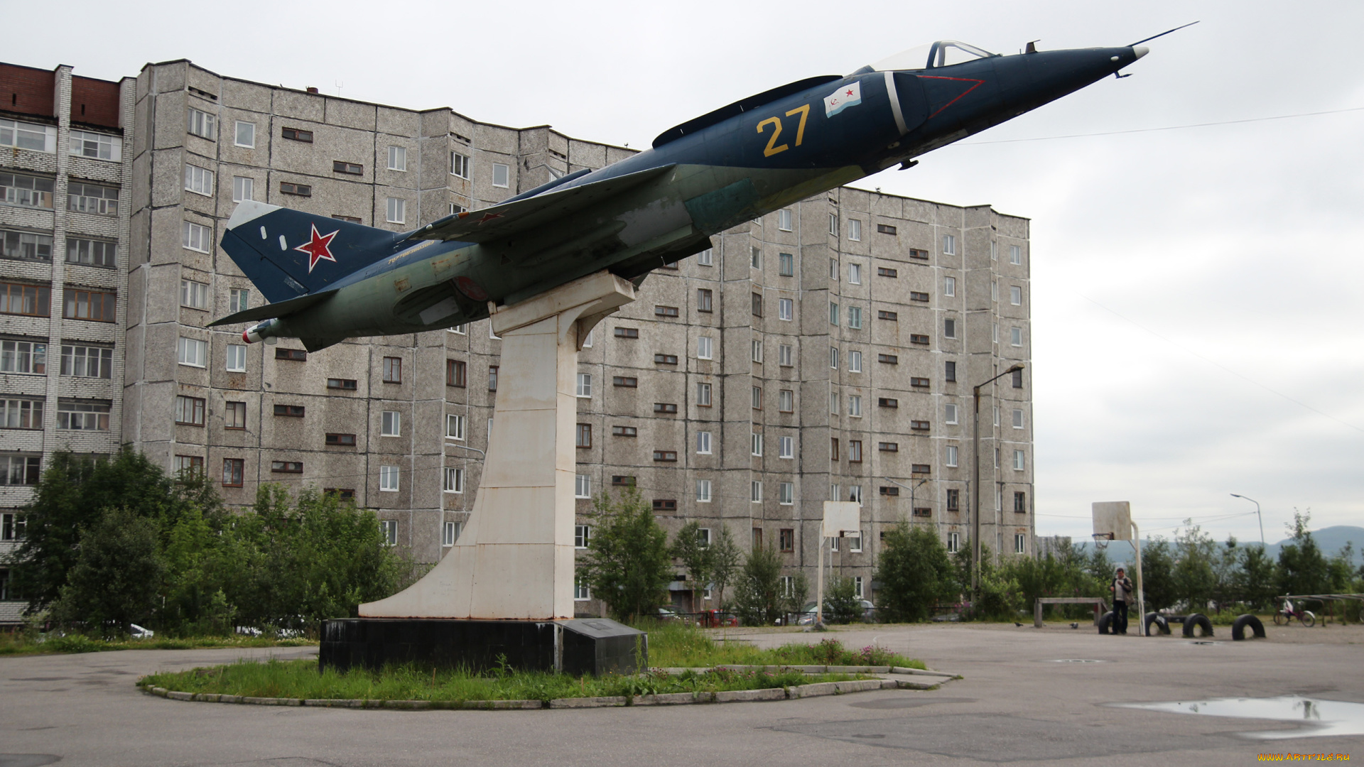 авиация, памятник, самолёту, здание