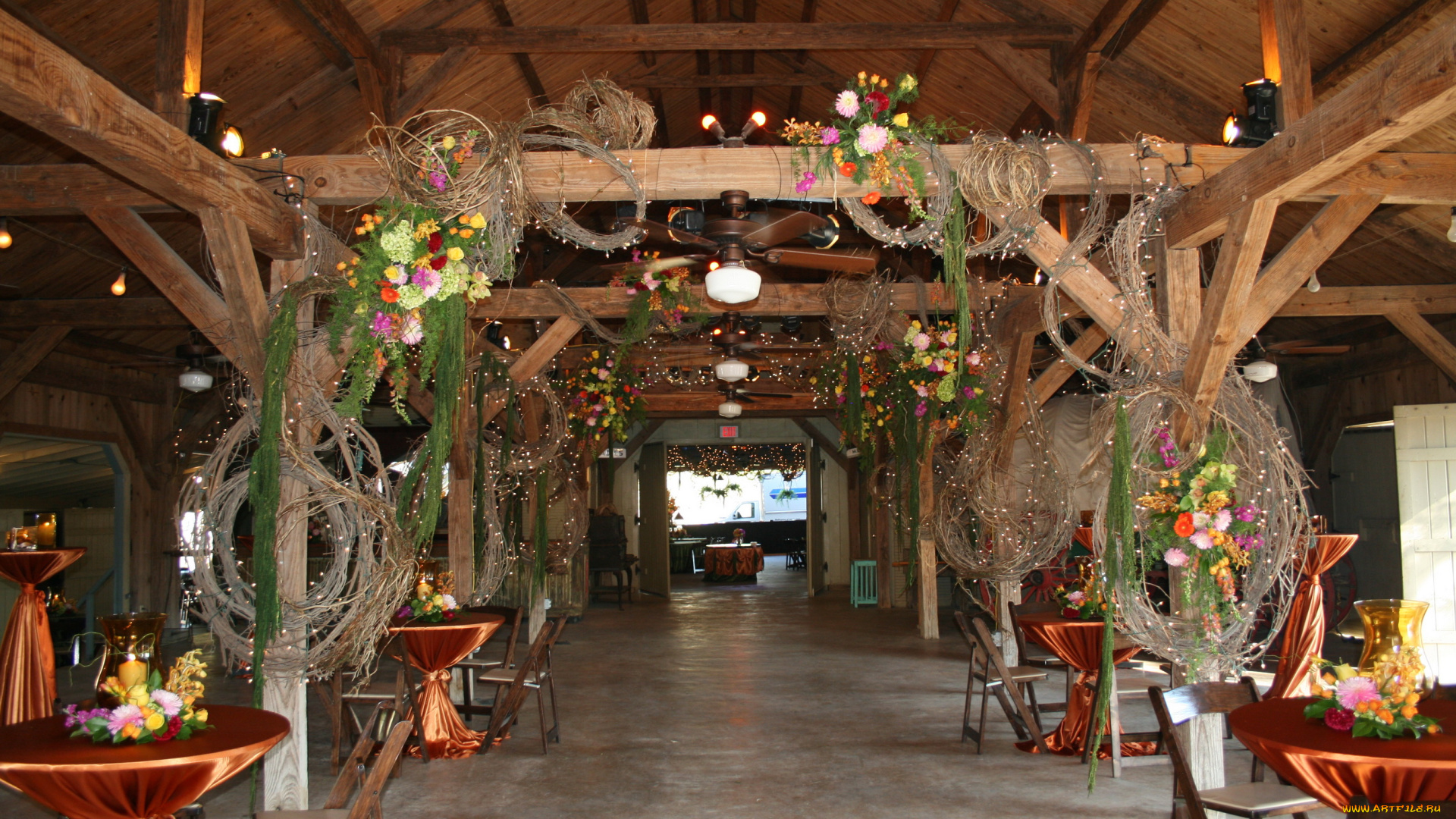 интерьер, кафе, рестораны, отели, цветы, мебель