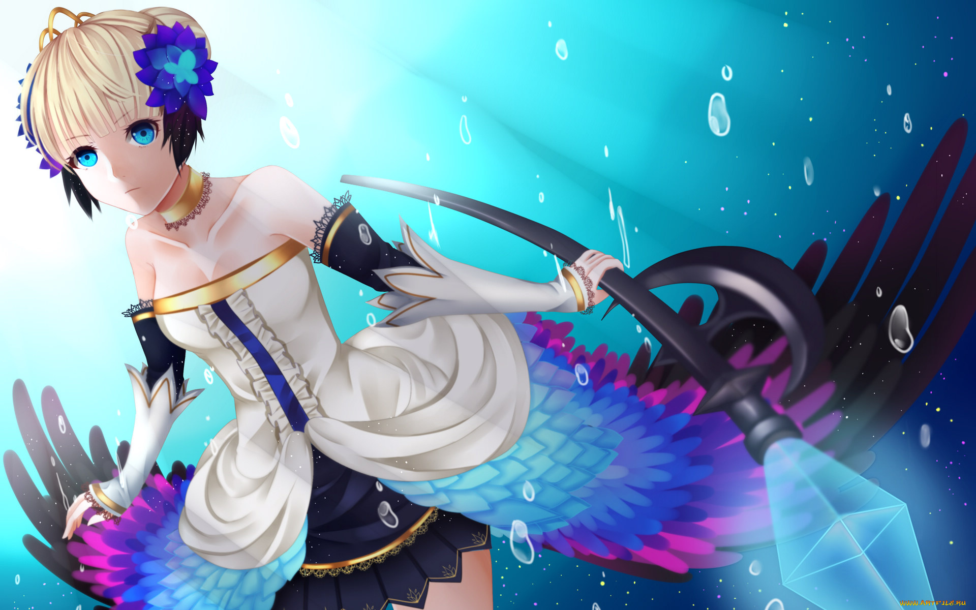 odin, sphere, аниме, жезл