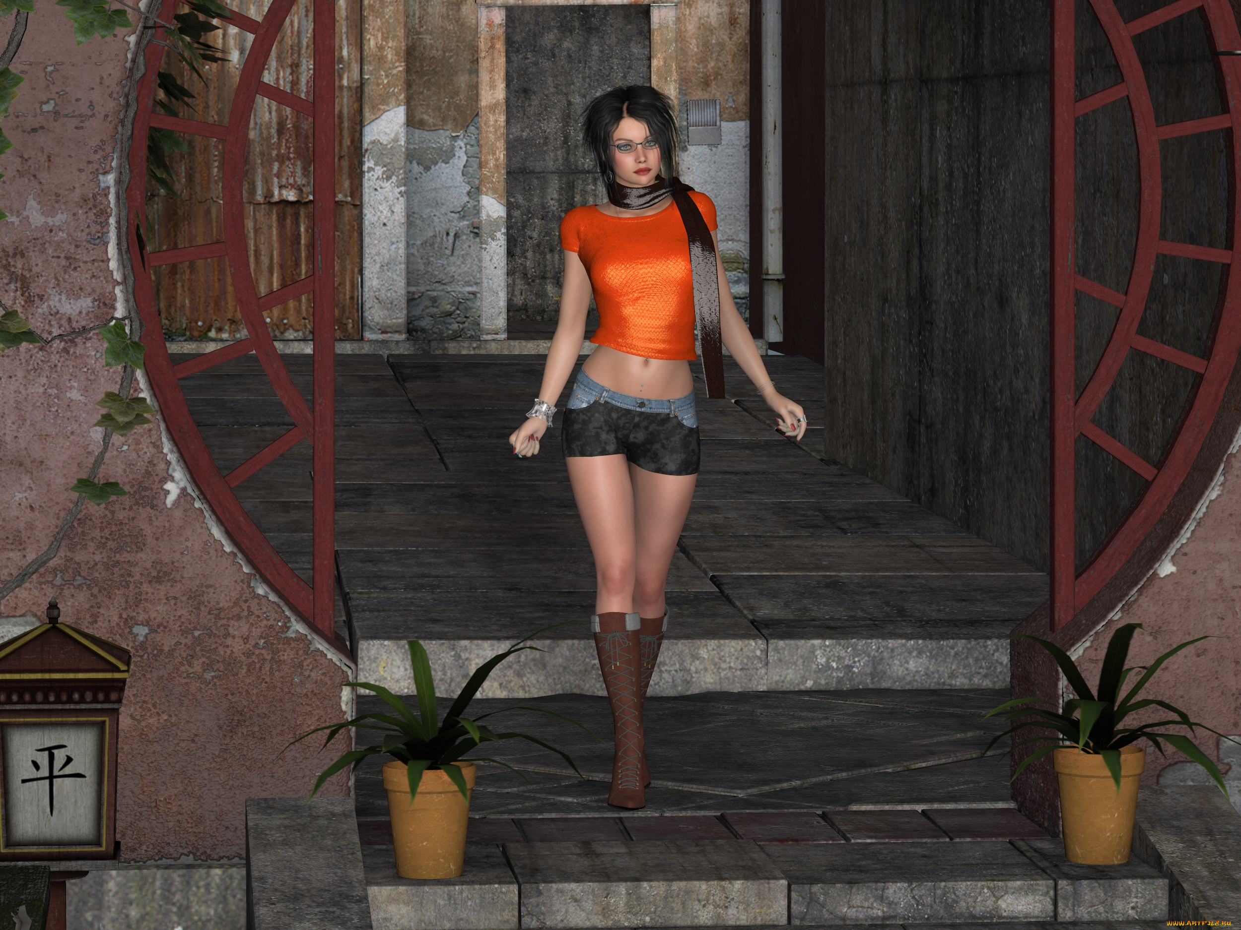 3д, графика, people, люди, девушка