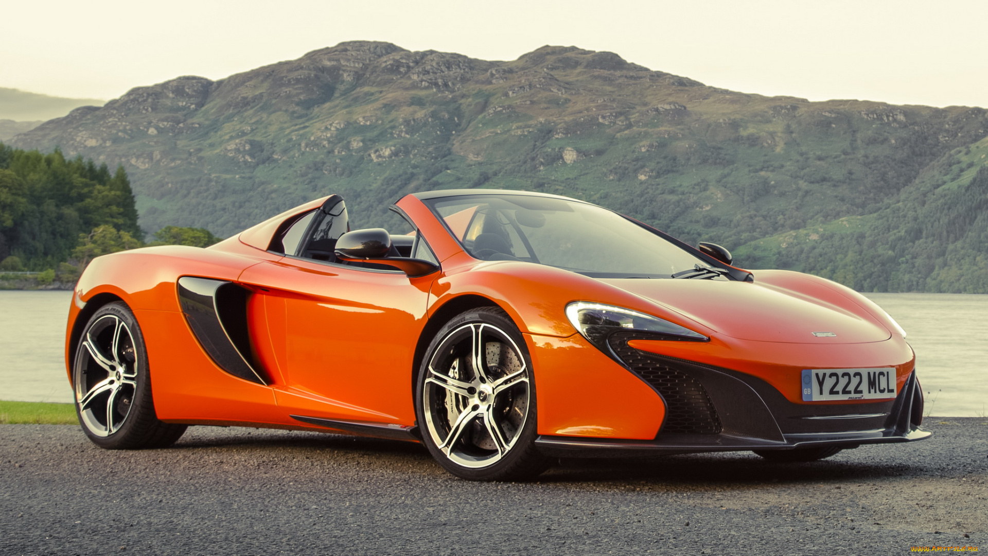 автомобили, mclaren, 2014г, uk-spec, spyder, 650s