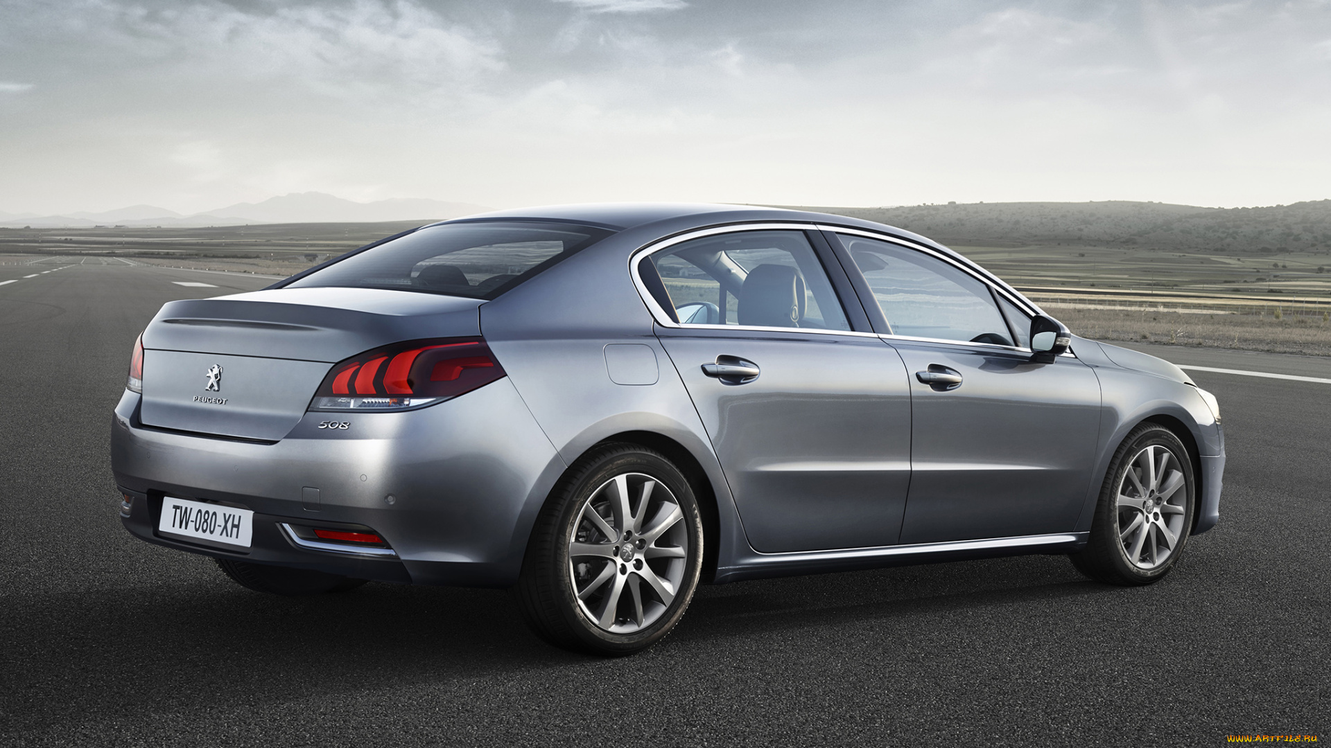 автомобили, peugeot, 508, серый, 2014г