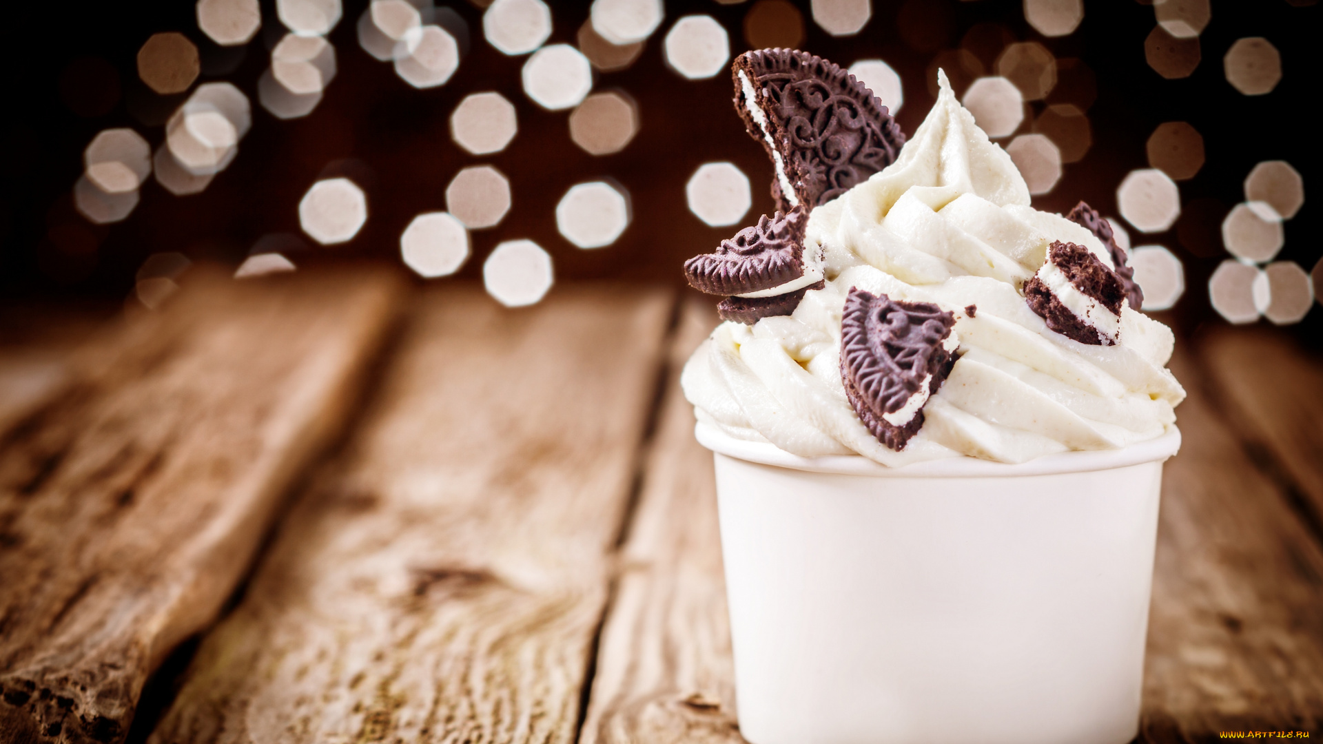 еда, мороженое, , десерты, стаканчики, печенье, десерт