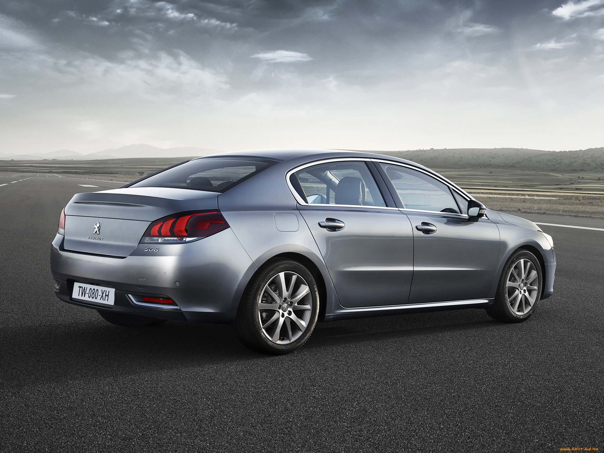 автомобили, peugeot, 508, серый, 2014г