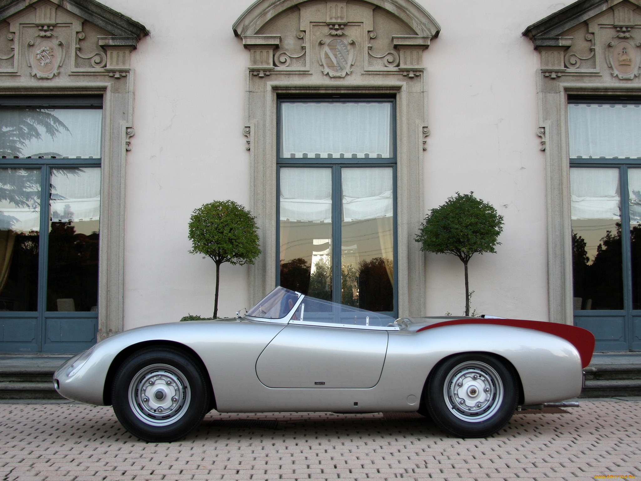 автомобили, porsche, speedster, carrera, 356a, серый, 2013г