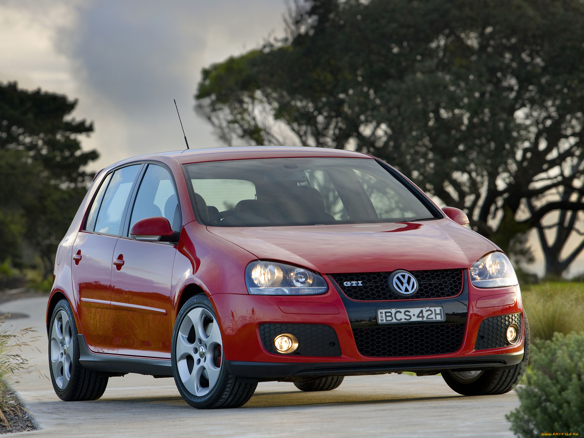 автомобили, volkswagen, красный, type, 1k, au-spec, 5-door, gti, golf