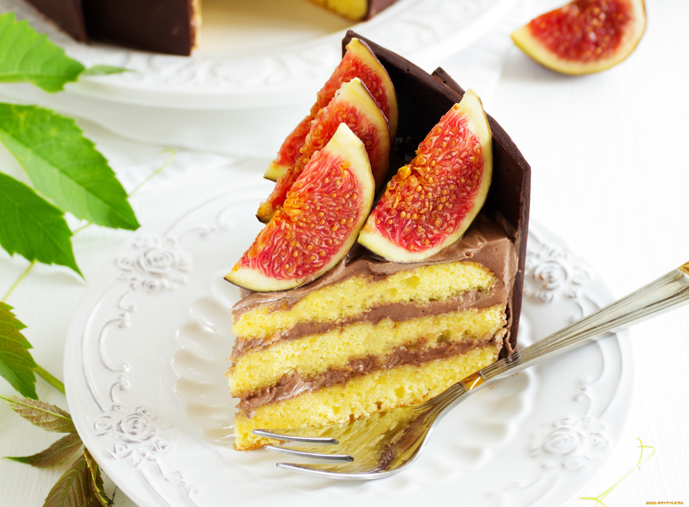 еда, торты, инжир