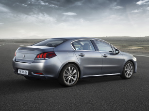 Картинка автомобили peugeot 508 серый 2014г