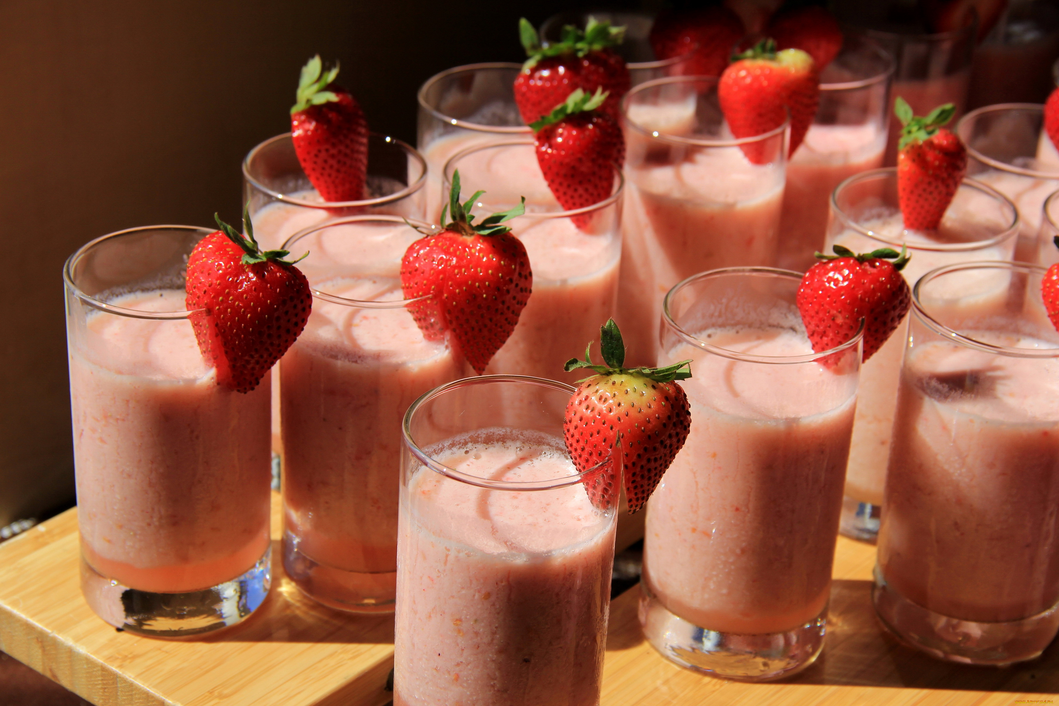 еда, напитки, , коктейль, стакан, коктейль, клубника