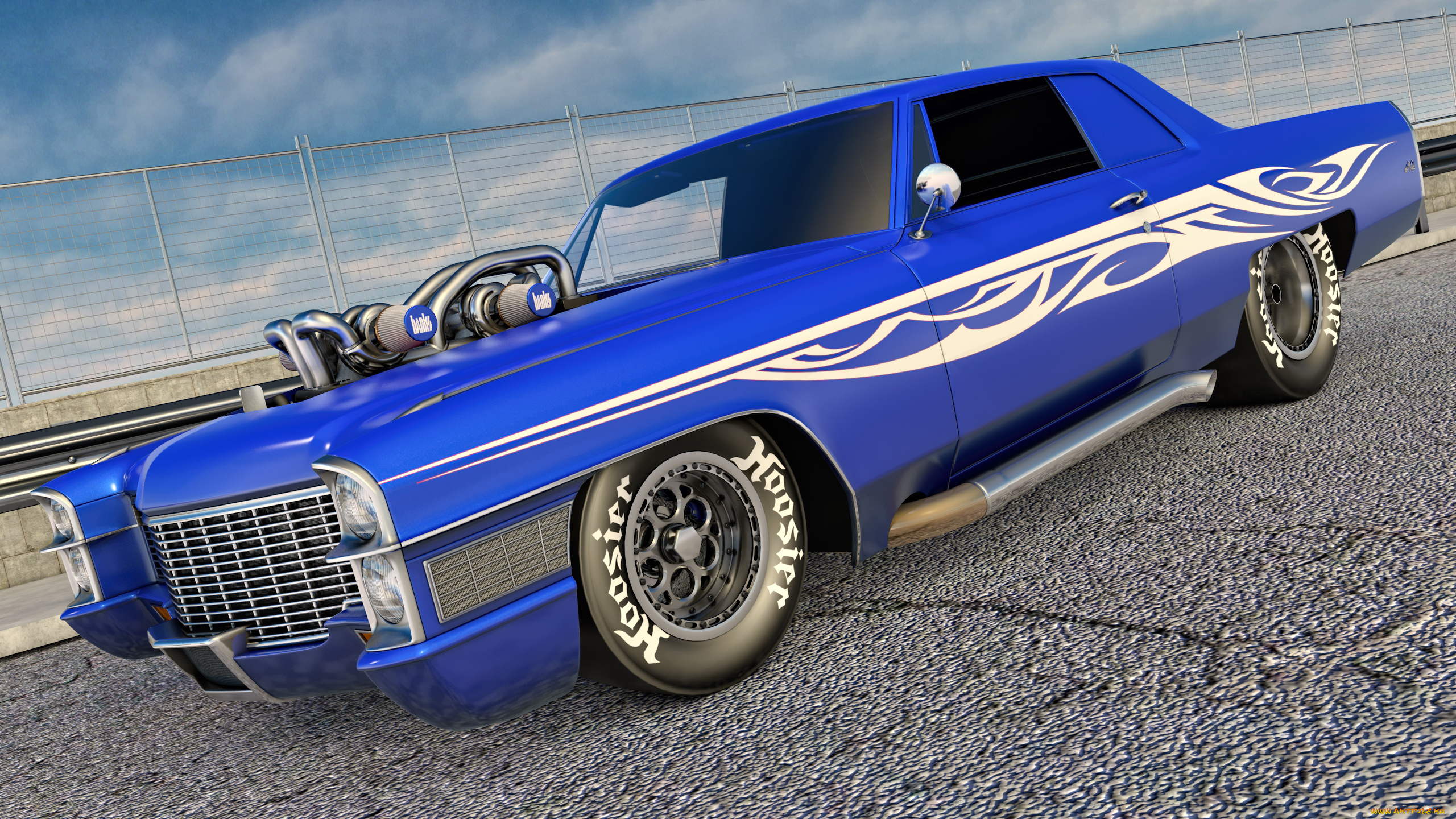 автомобили, 3д, 1965г, cadillac