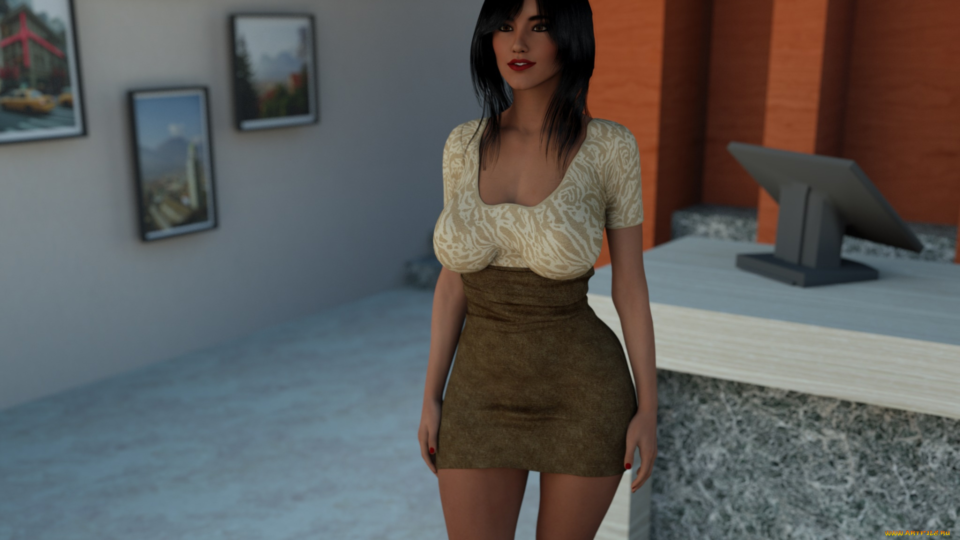 3д, графика, люди, , people, девушка, фон, взгляд