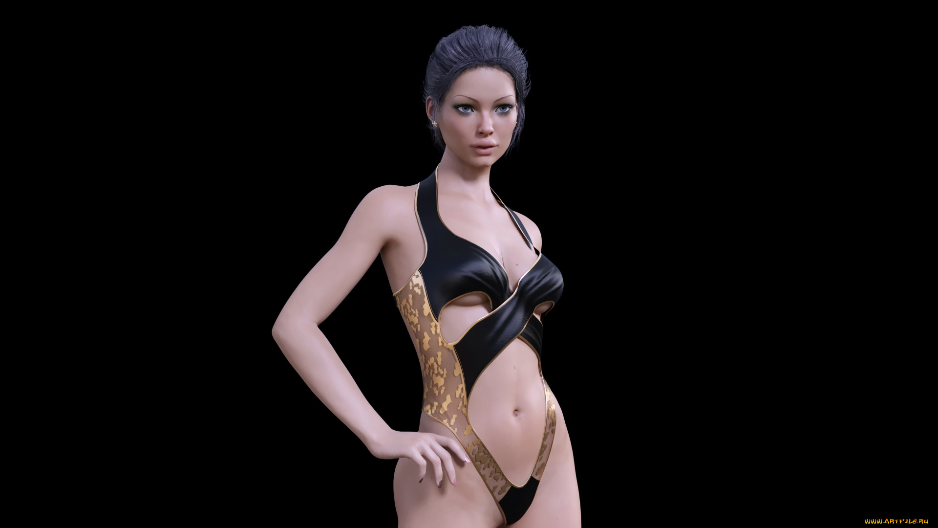 3д, графика, люди, , people, взгляд, девушка, фон