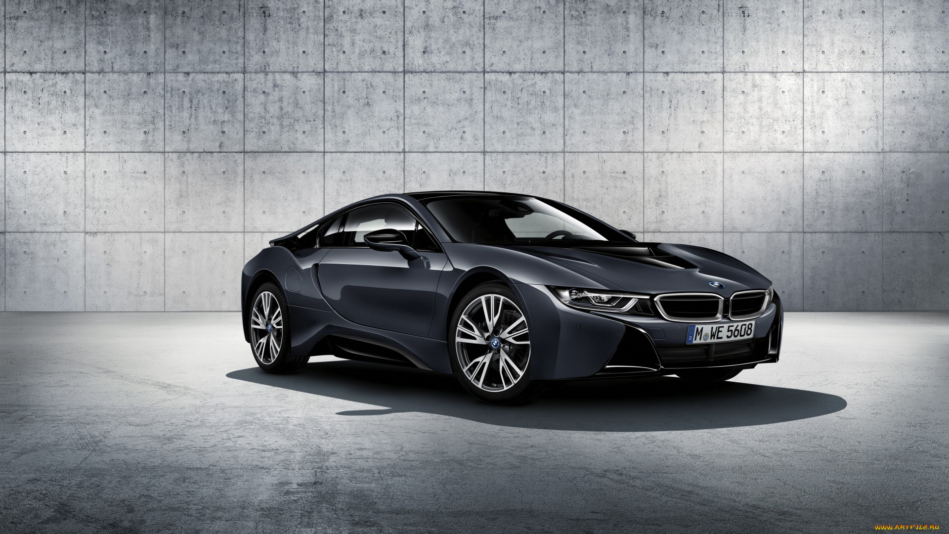 автомобили, bmw, i8, protonic, dark, silver, edition, i12, 2016г