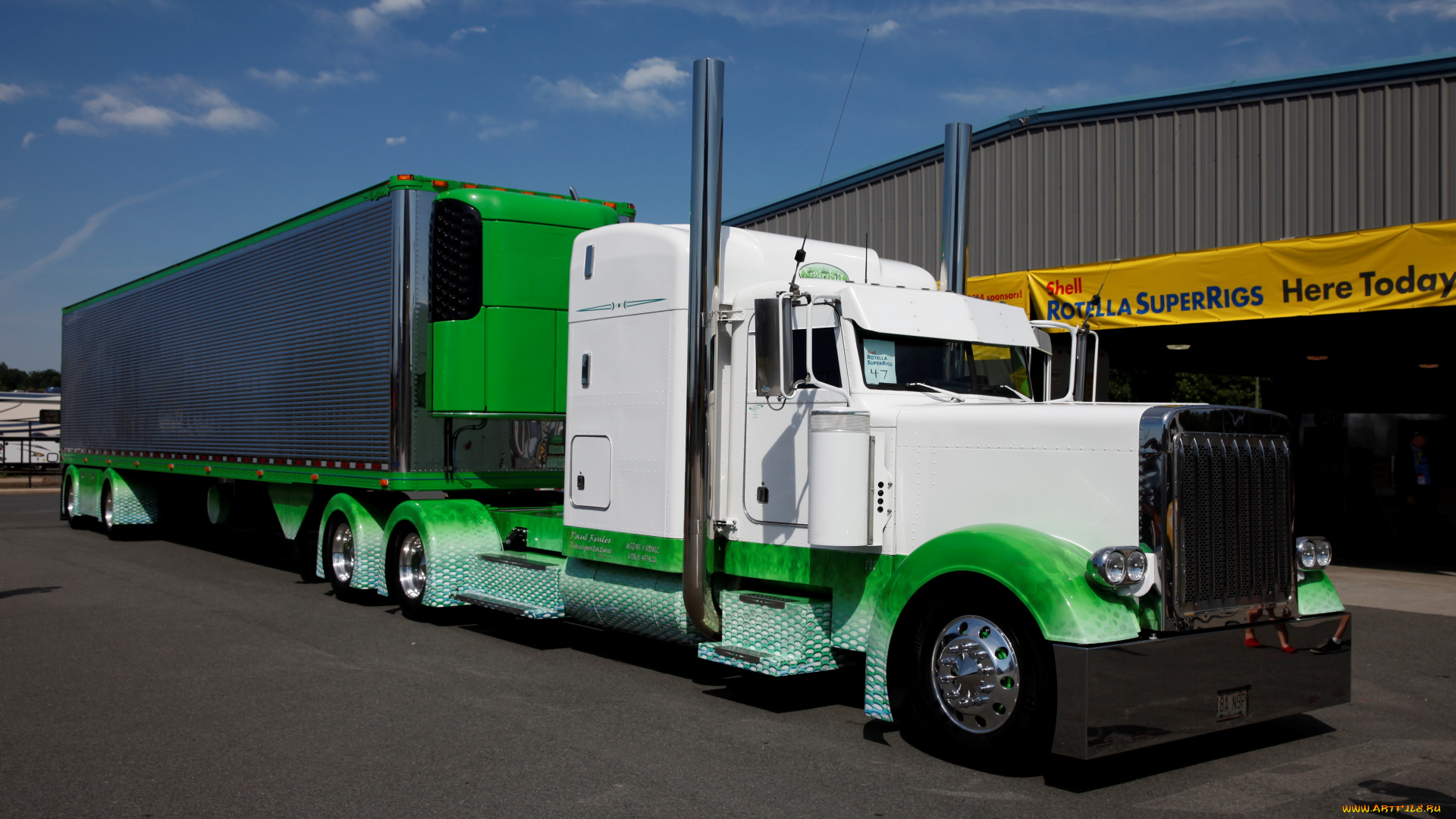 автомобили, peterbilt, truck, big, rig, custom