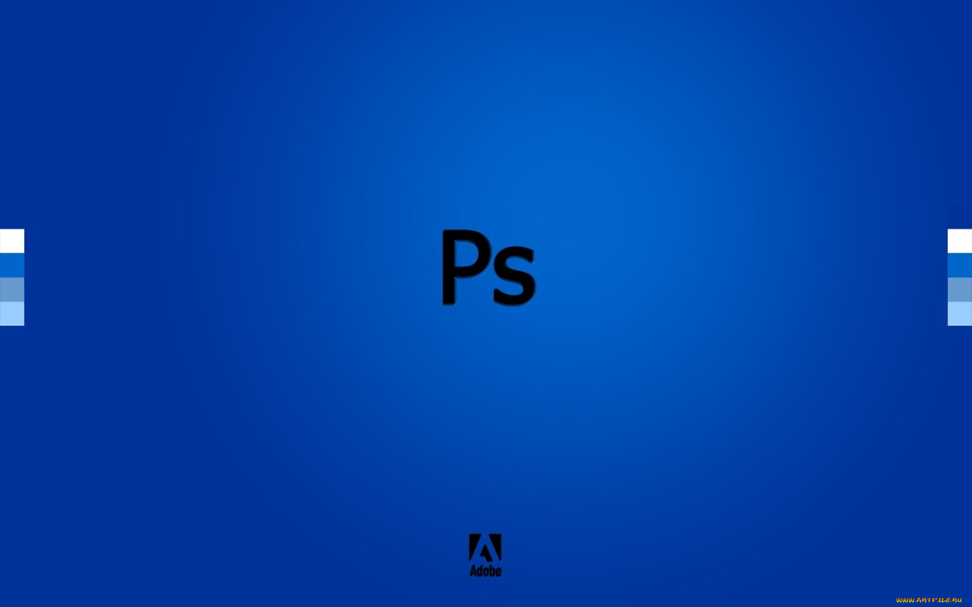 компьютеры, adobe, буквы, фотошоп, значки, синий, фон