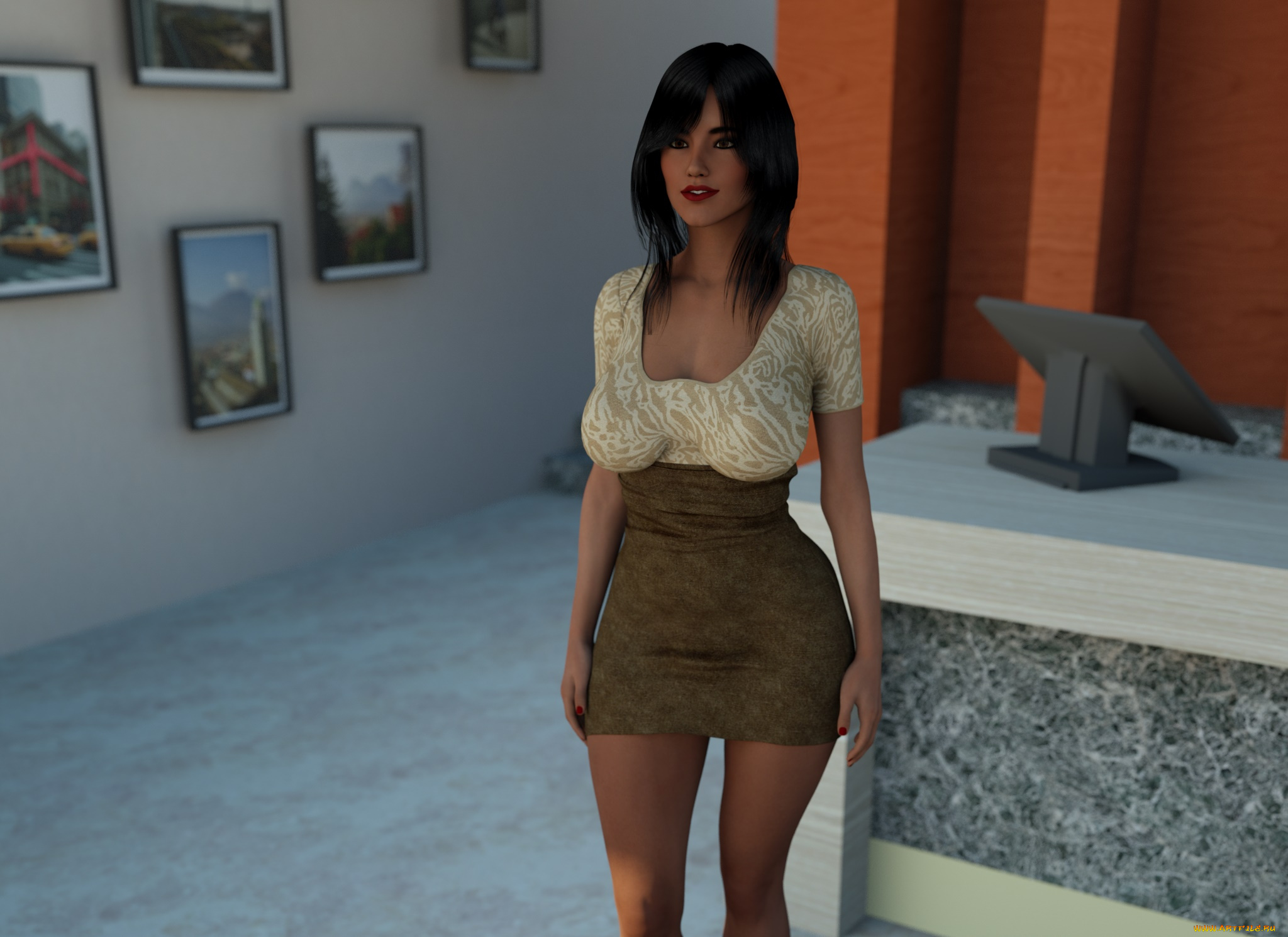 3д, графика, люди, , people, девушка, фон, взгляд