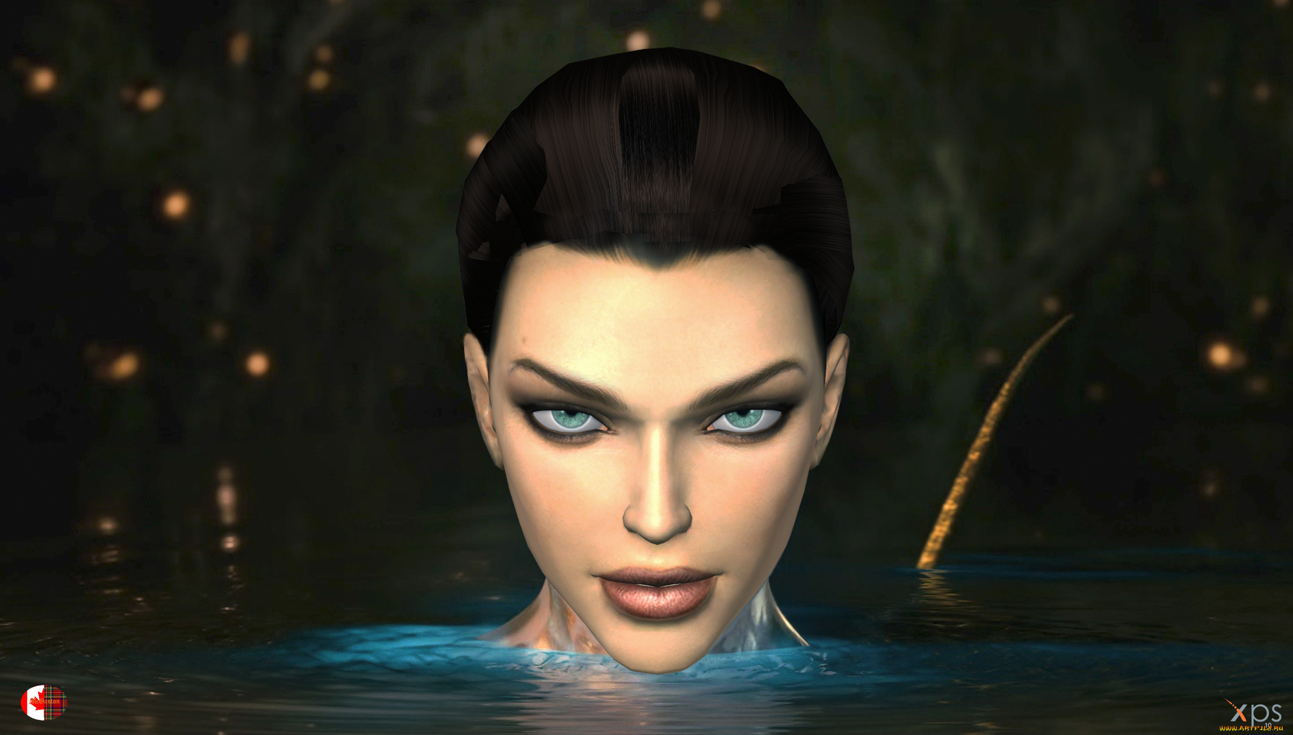 3д, графика, портрет, , portraits, фон, взгляд, девушка