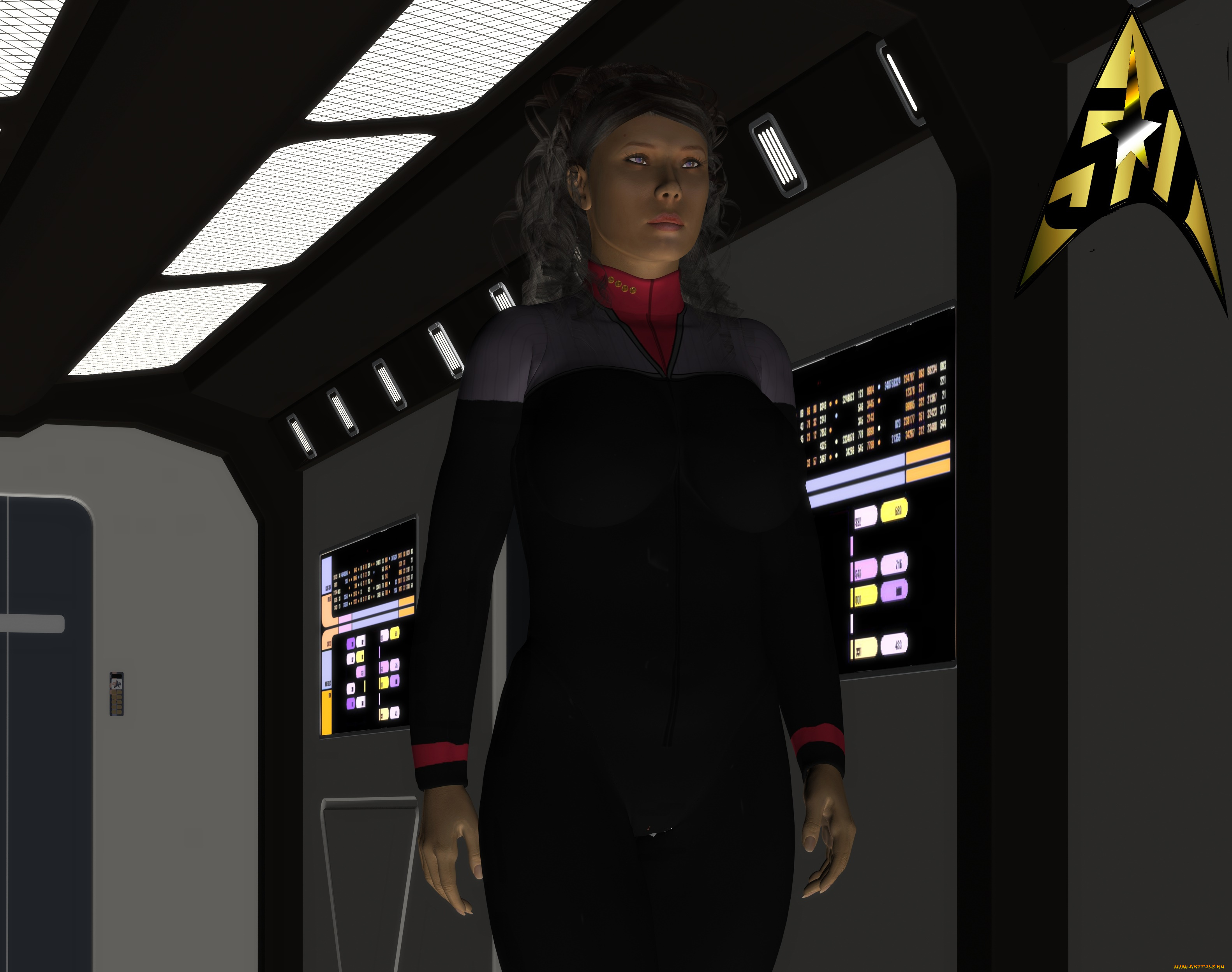 3д, графика, фантазия, , fantasy, фон, взгляд, девушка