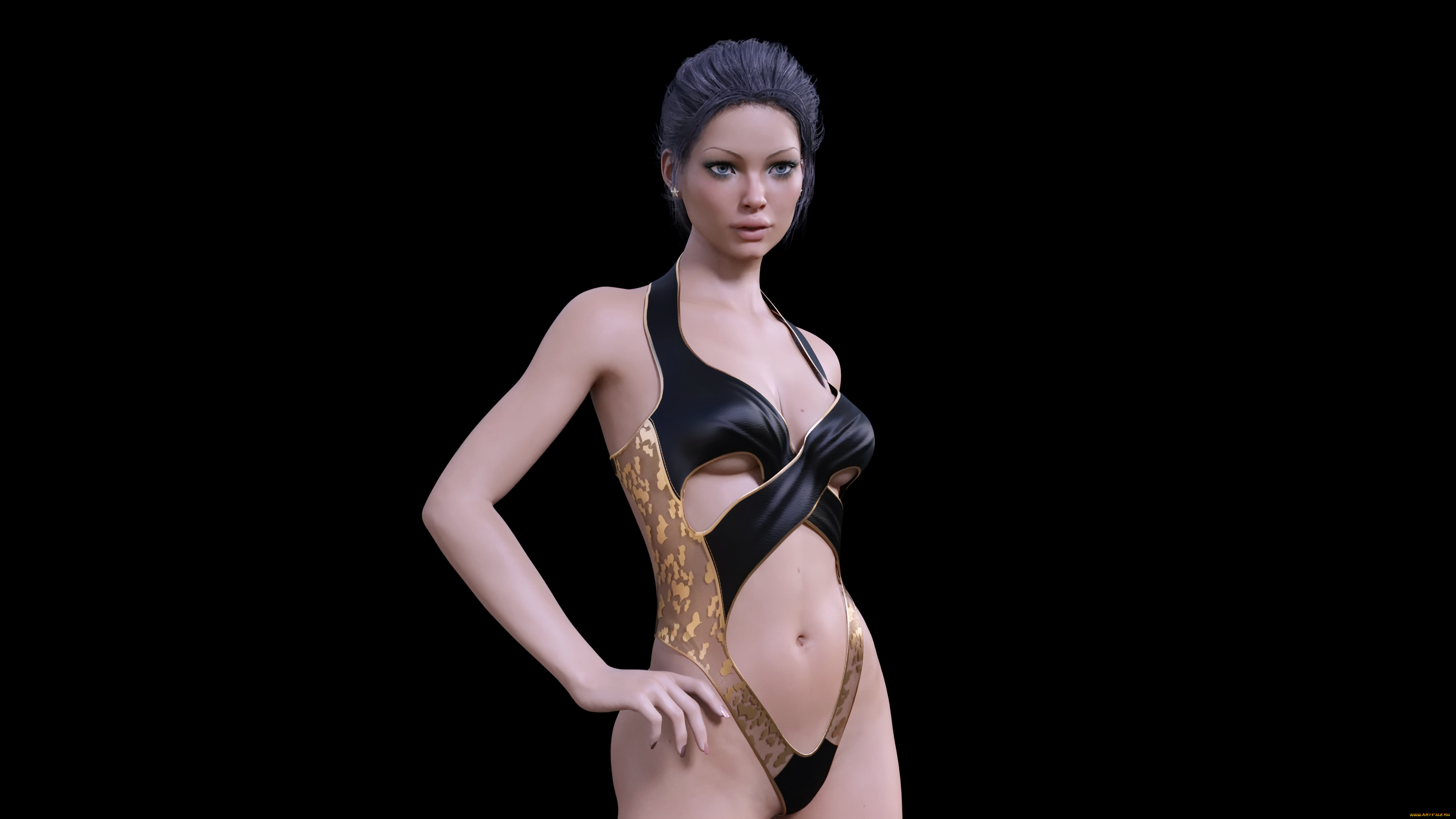 3д, графика, люди, , people, взгляд, девушка, фон