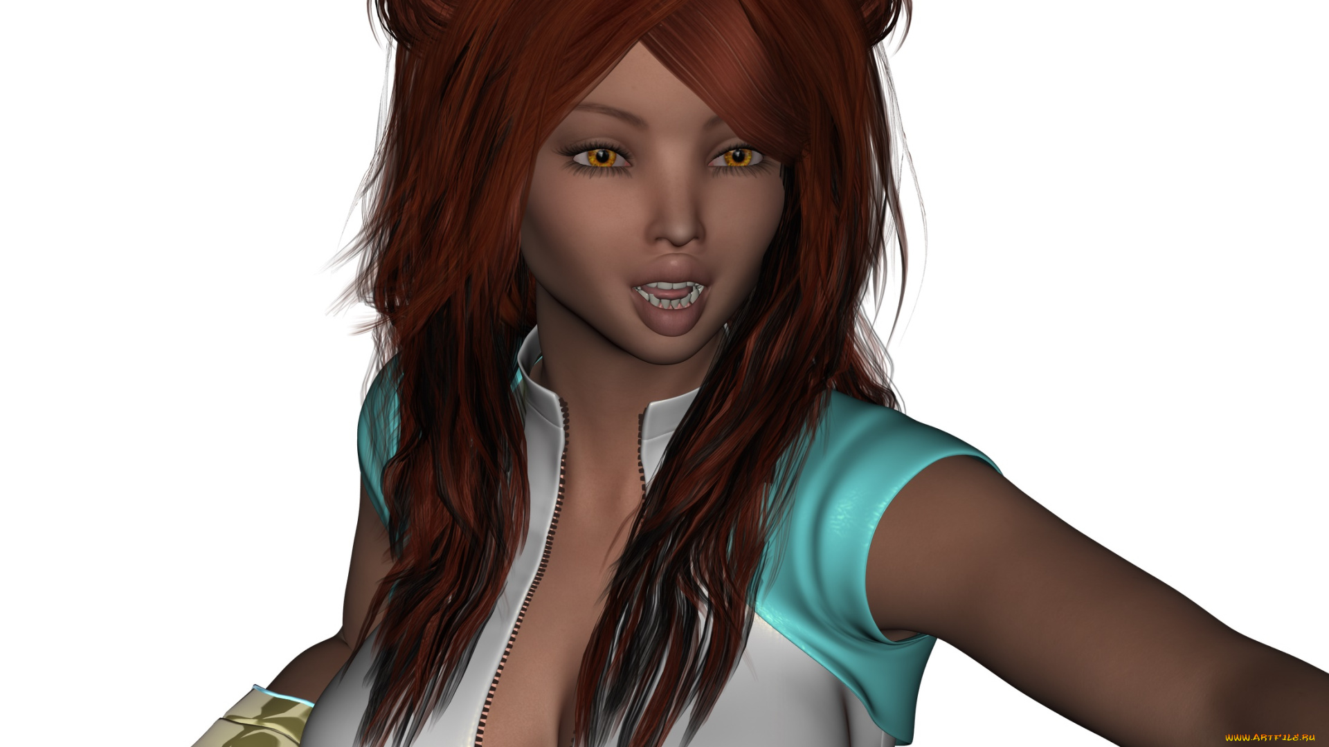 3д, графика, портрет, , portraits, девушка, взгляд, фон