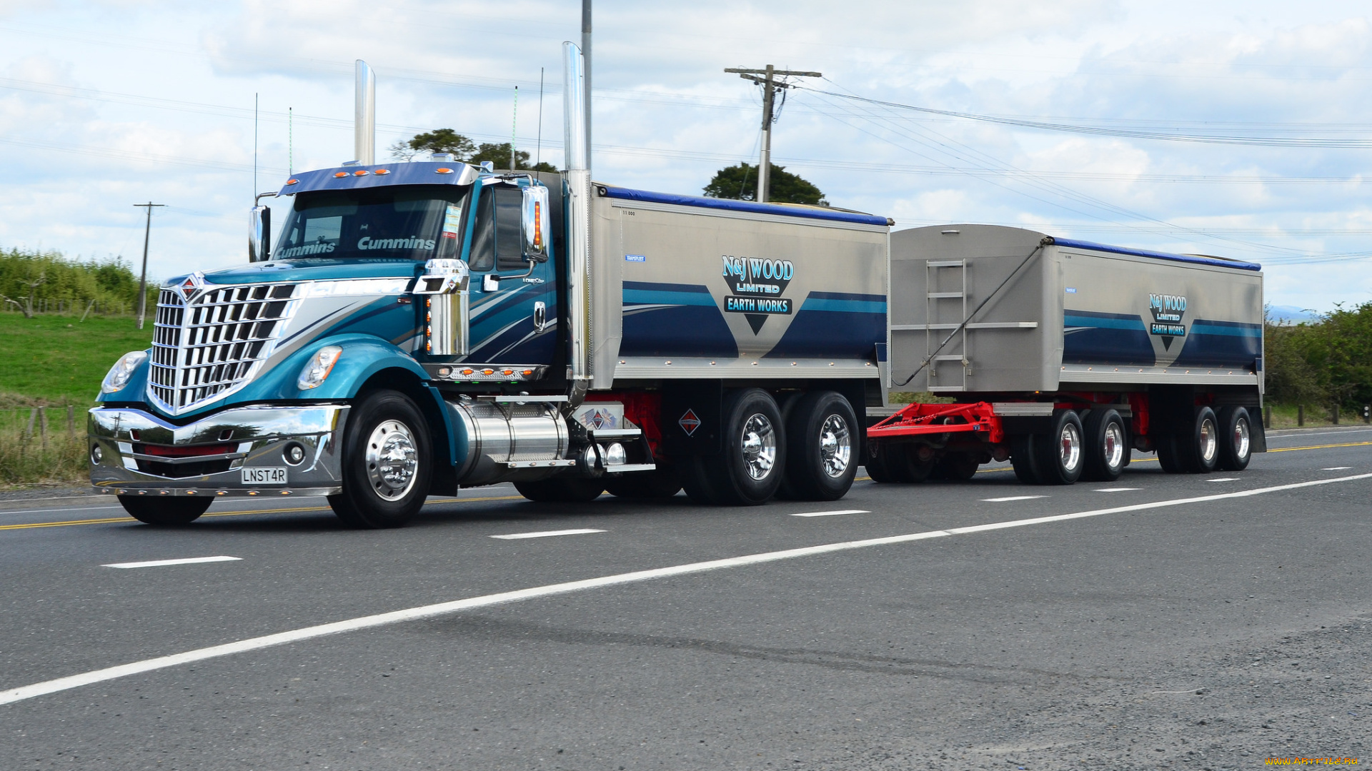 автомобили, international, грузовик