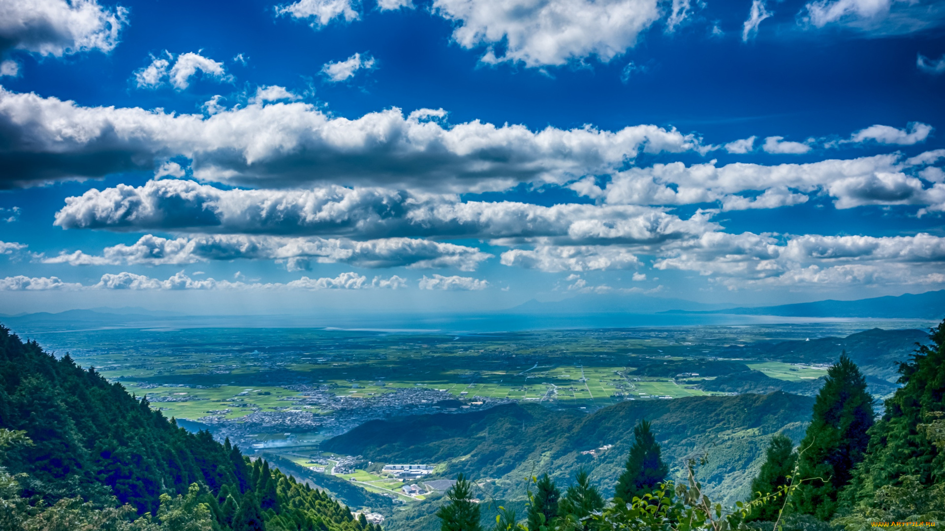природа, пейзажи, панорама, небо, облака
