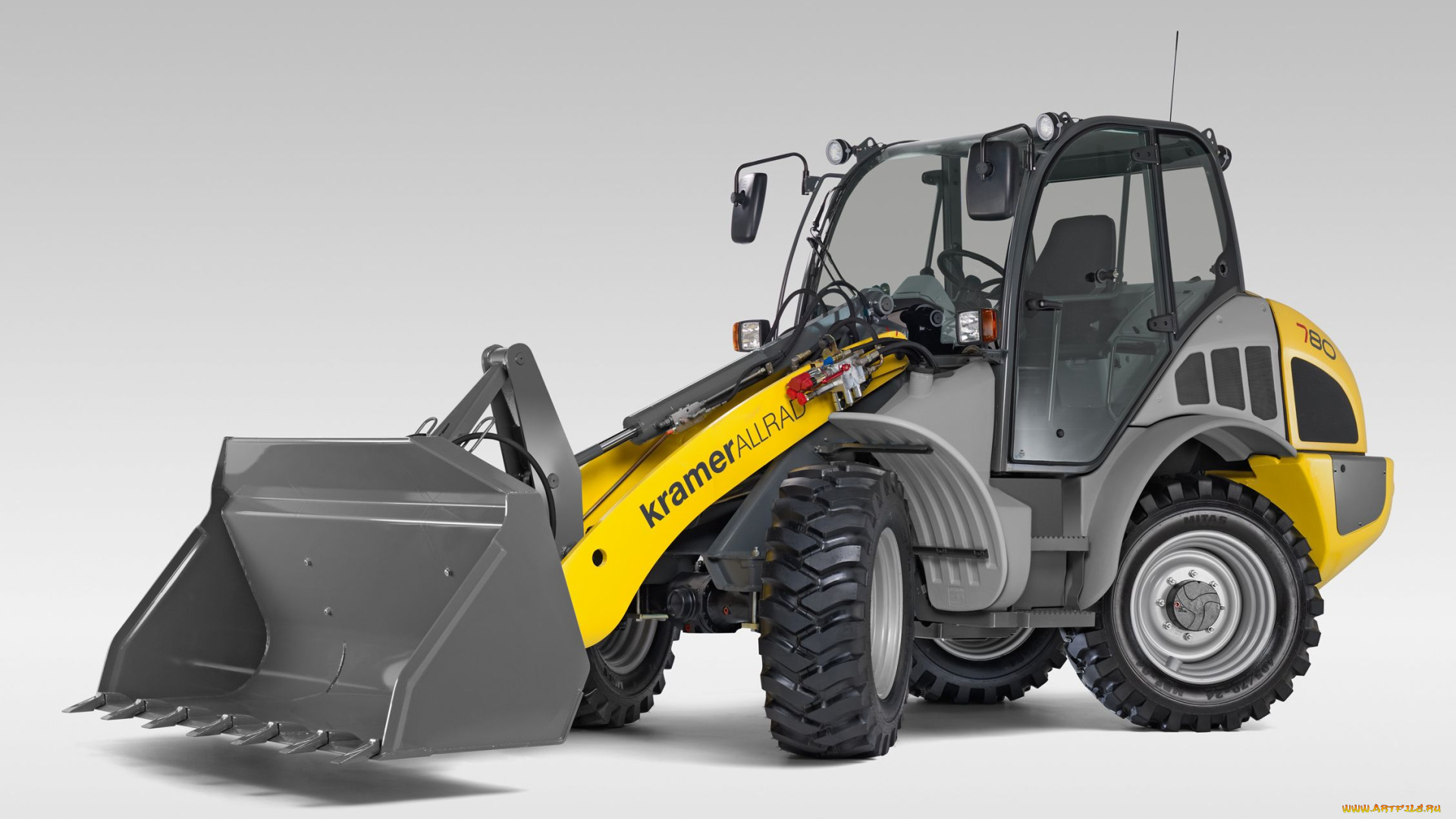 техника, фронтальные, погрузчики, kramer