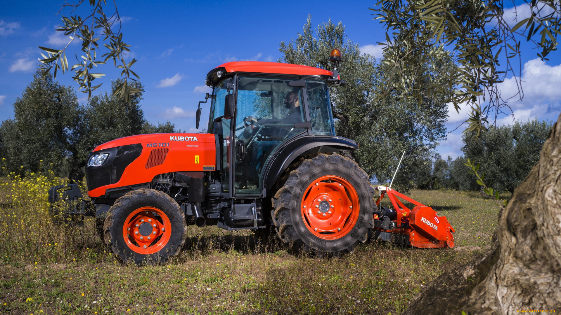 техника, газонокосилки, kubota