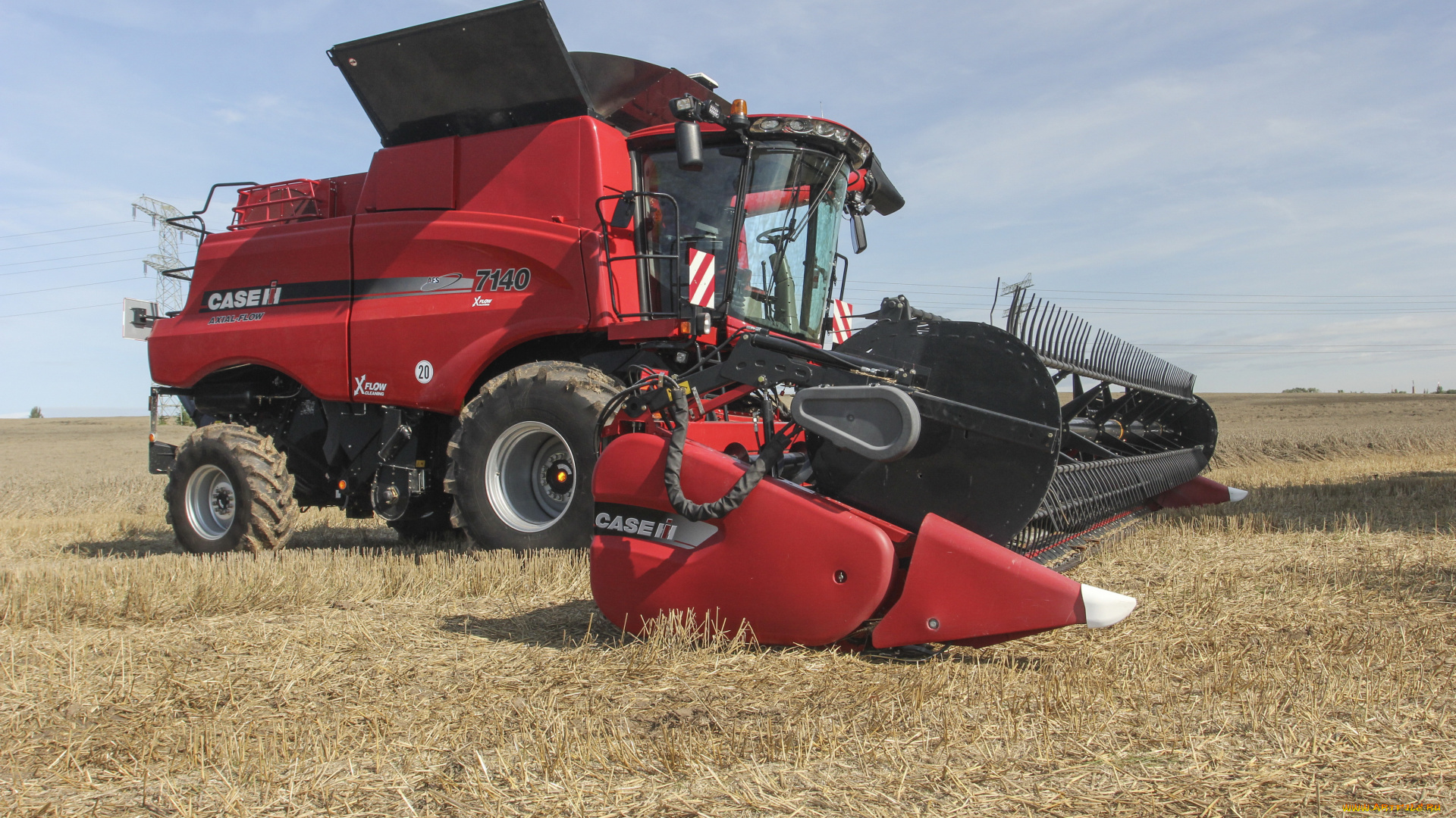 техника, комбайны, case