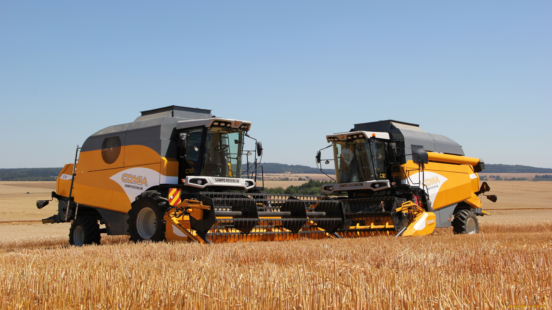 техника, комбайны, sampo