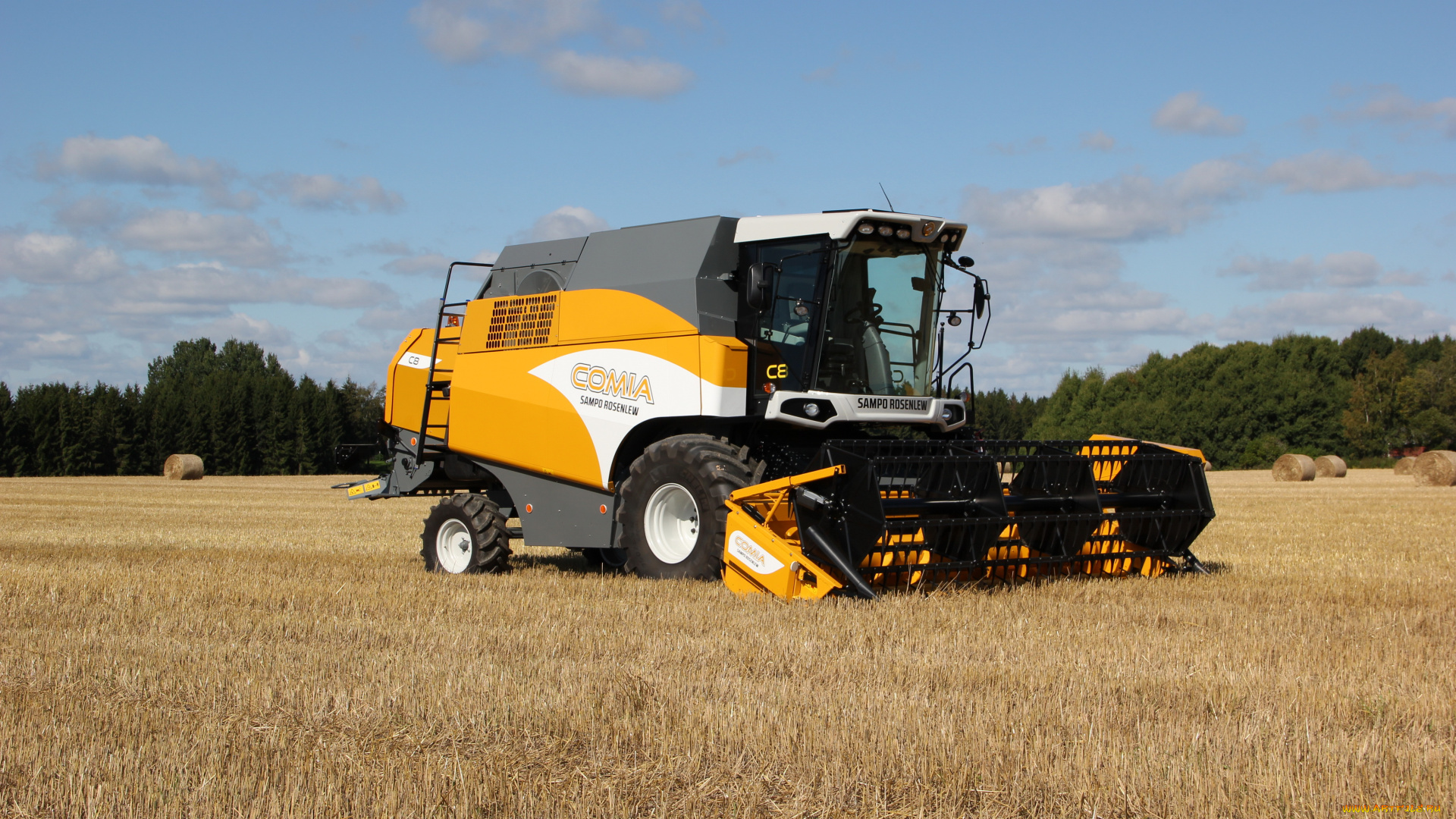 техника, комбайны, sampo