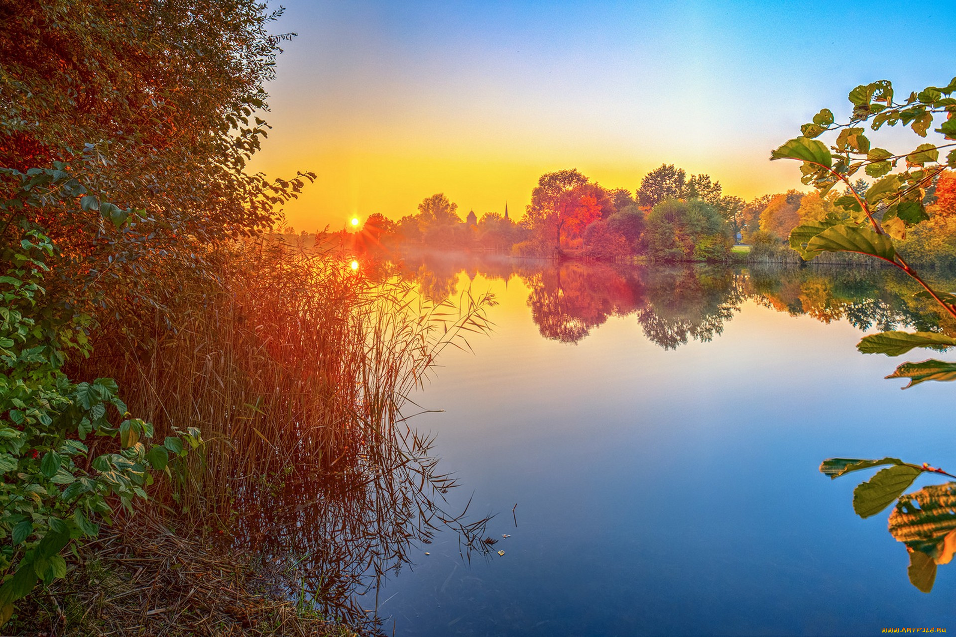 природа, восходы, закаты, простор