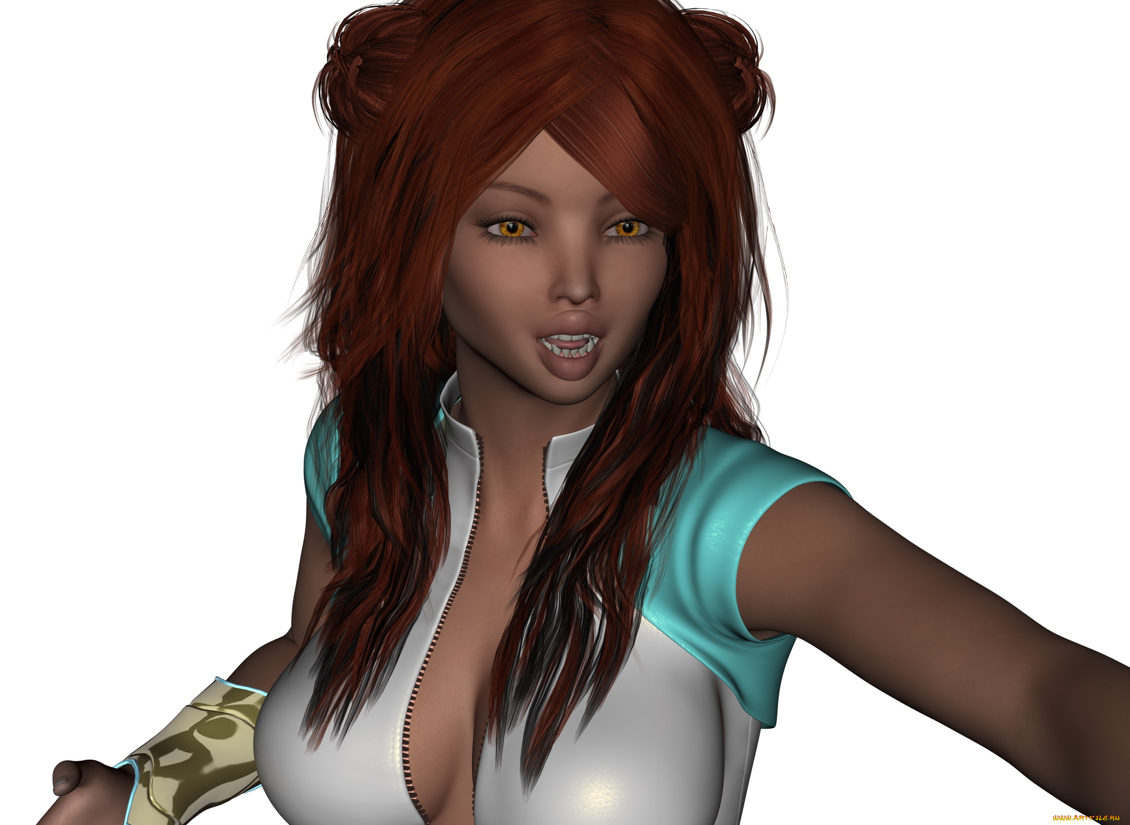 3д, графика, портрет, , portraits, девушка, взгляд, фон